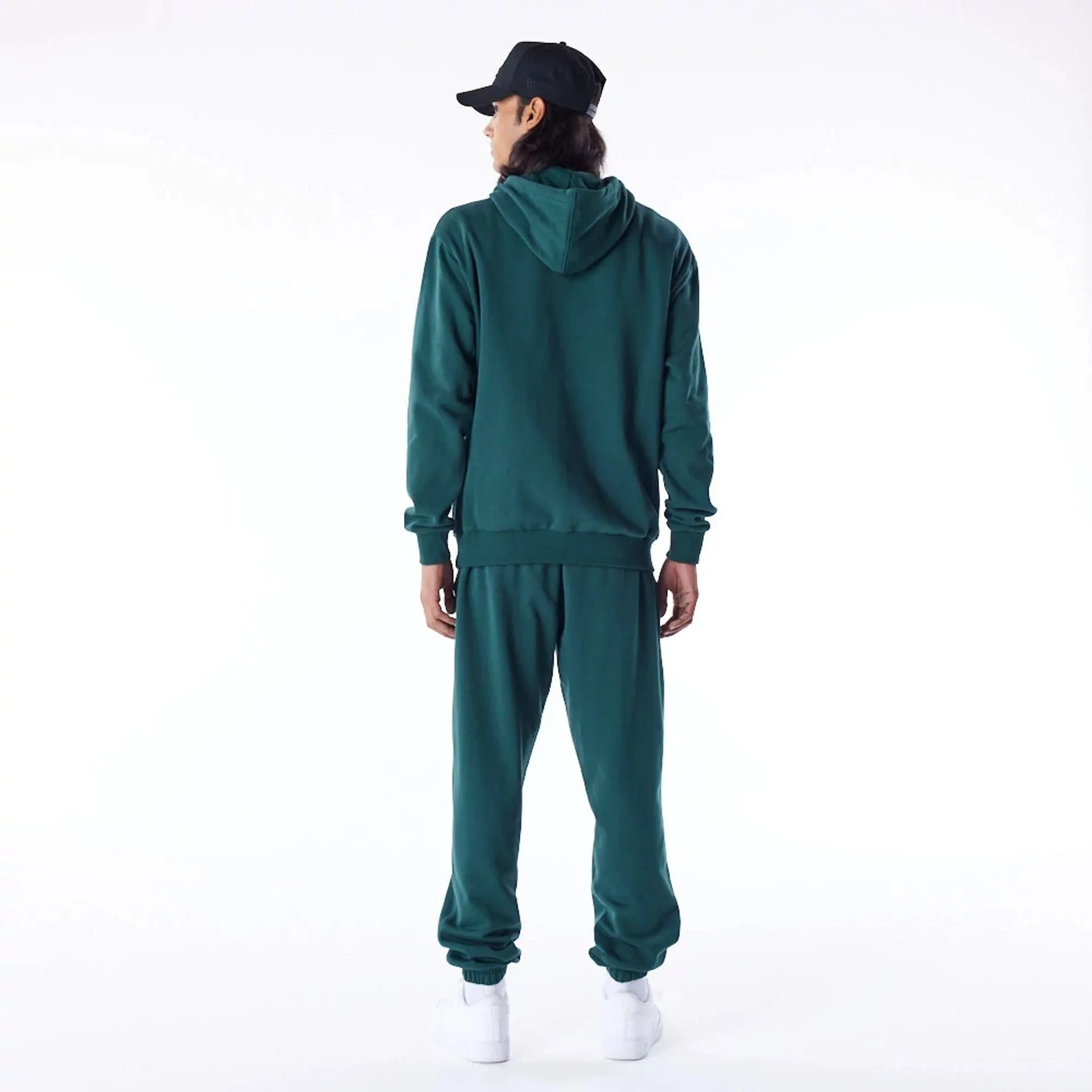 New Era Sweatshirts und Hoodies Chicago White Sox League Essential Dunkelgrüner Übergroßer Pullover Hoodie