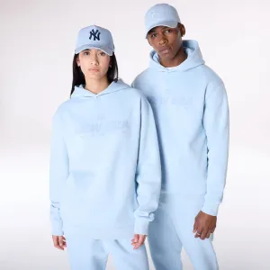 New Era Sweatshirts und Hoodies New Era Flag Pastellblauer Übergroßer Pullover-Hoodie
