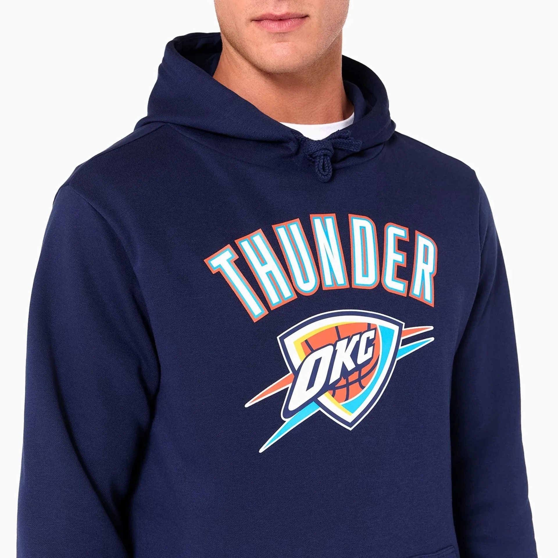 New Era Sweatshirts und Hoodies Oklahoma City Thunder NBA Navy Pullover Hoodie