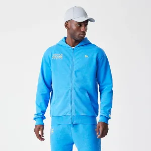 New Era Sweatshirts und Hoodies Red Bull Racing Blau Übergroße Full-Zip-Hoodie