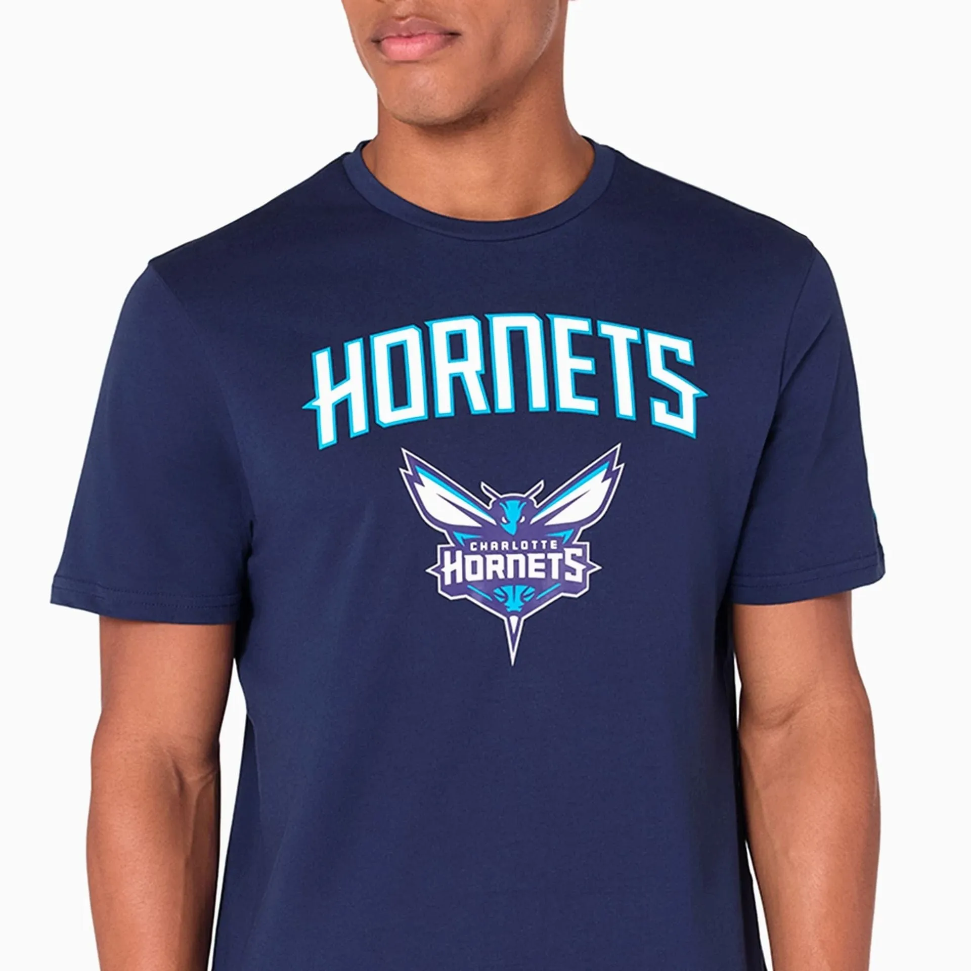 New Era T-Shirts Und Tanktops Charlotte Hornets NBA Navy T-Shirt