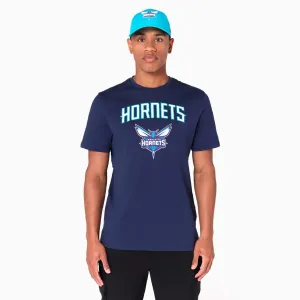 New Era T-Shirts Und Tanktops Charlotte Hornets NBA Navy T-Shirt