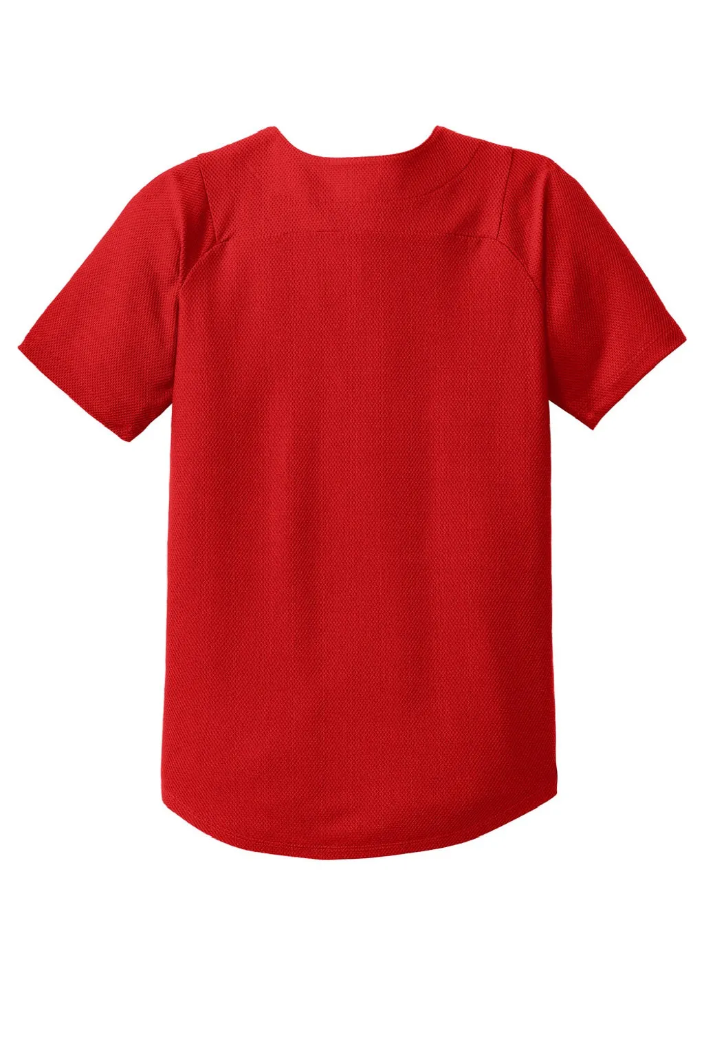 New Era Jugend Diamond Era Feuchtigkeitstransportierendes Kurzarmtrikot - Scharlachrot
