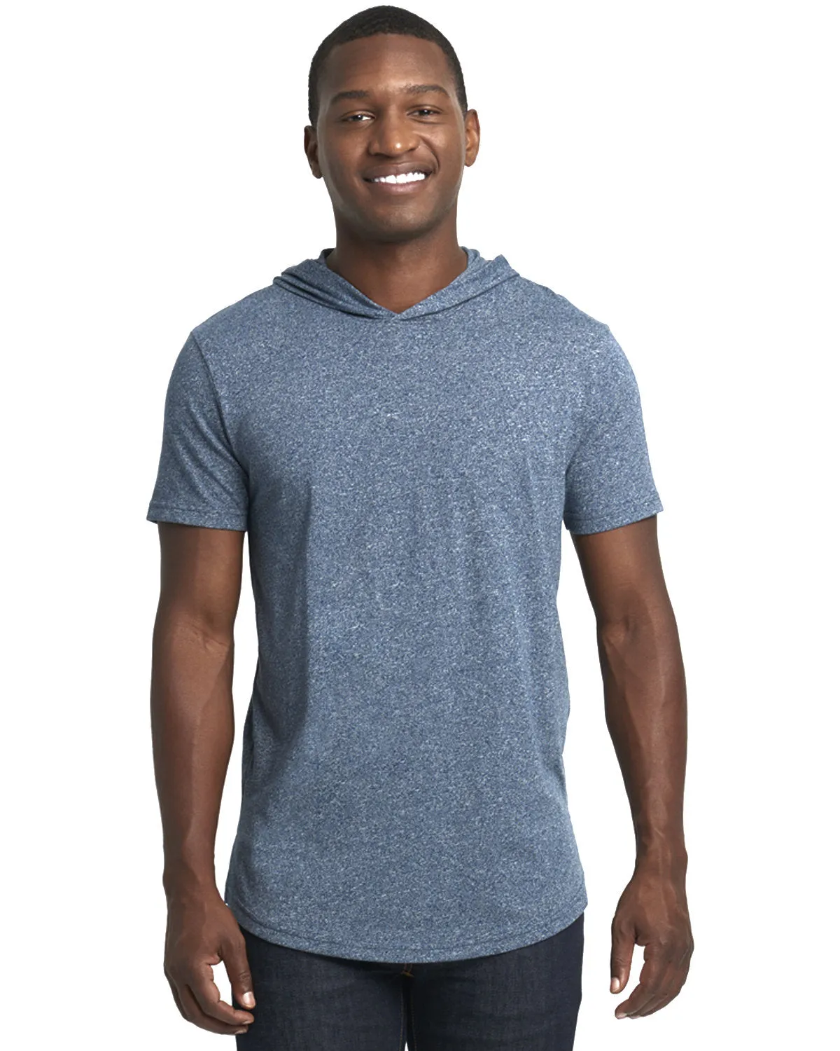 Next Level 2022 Unisex Mock Twist Kurzarm Hoody T-Shirt