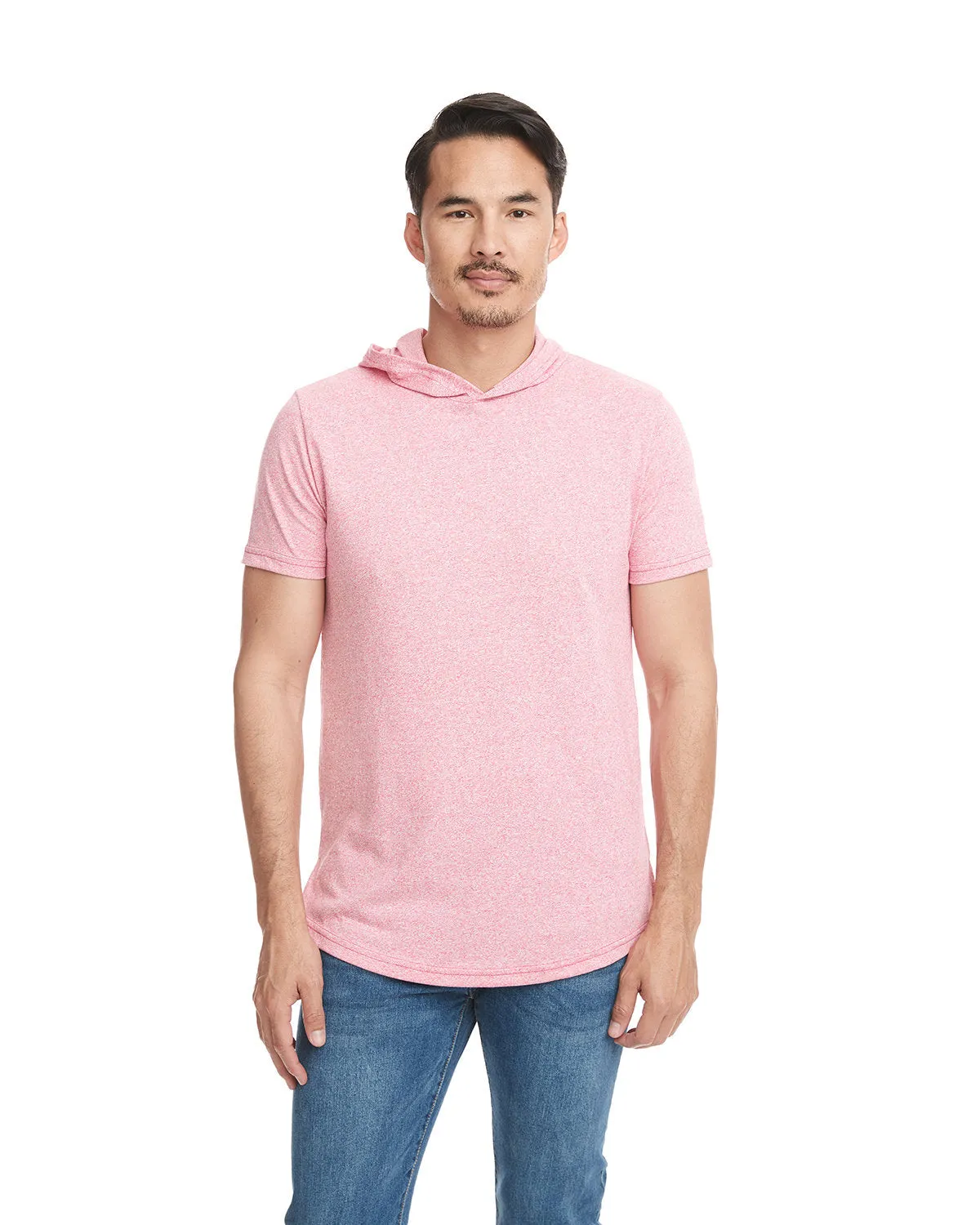 Next Level 2022 Unisex Mock Twist Kurzarm Hoody T-Shirt