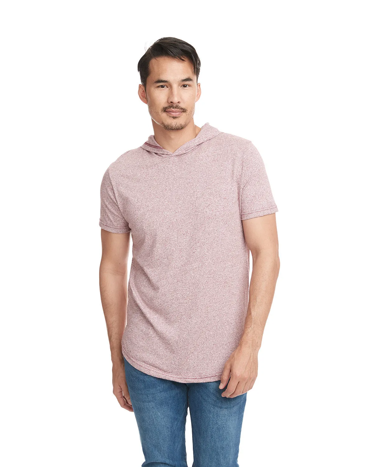 Next Level 2022 Unisex Mock Twist Kurzarm Hoody T-Shirt