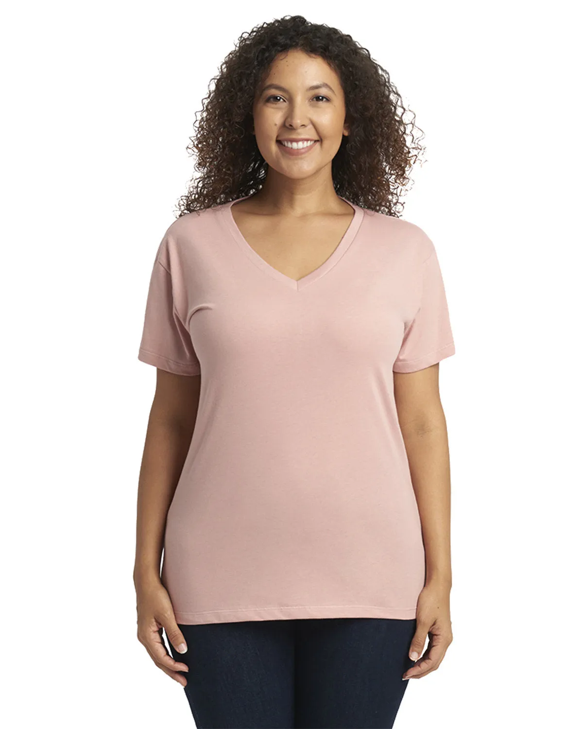 Next Level 3940 Damen V-Neck T-Shirt mit lockerer Passform