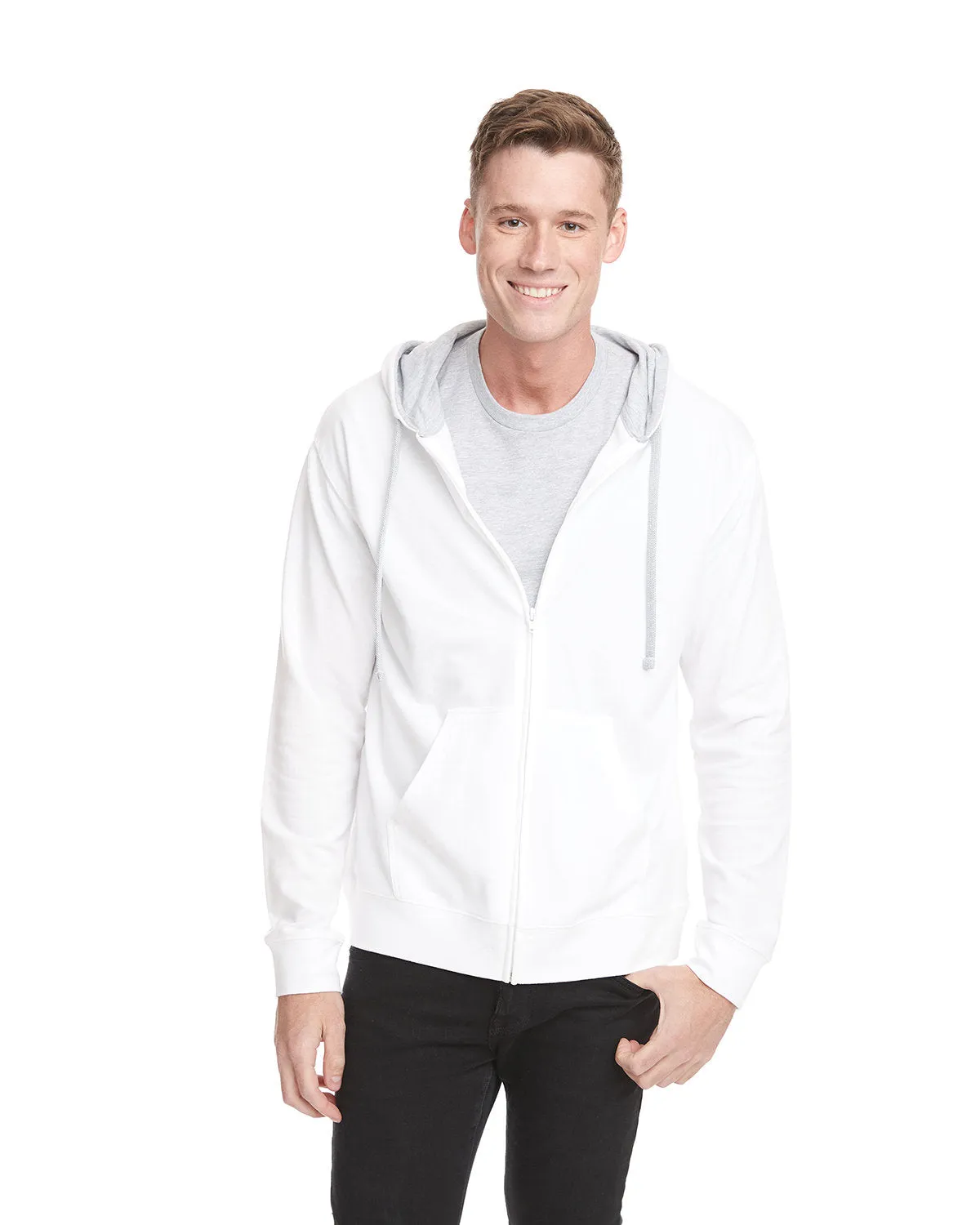 Next Level 9601 French Terry Zip Hoodie für Erwachsene