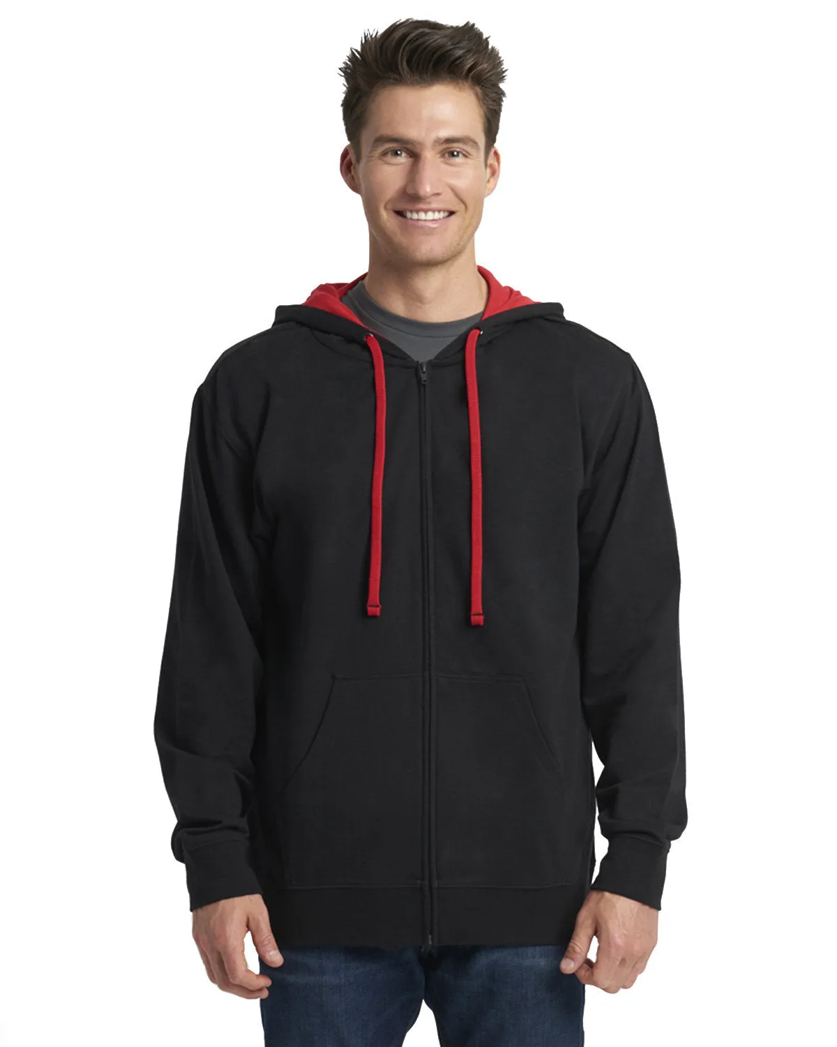 Next Level 9601 French Terry Zip Hoodie für Erwachsene