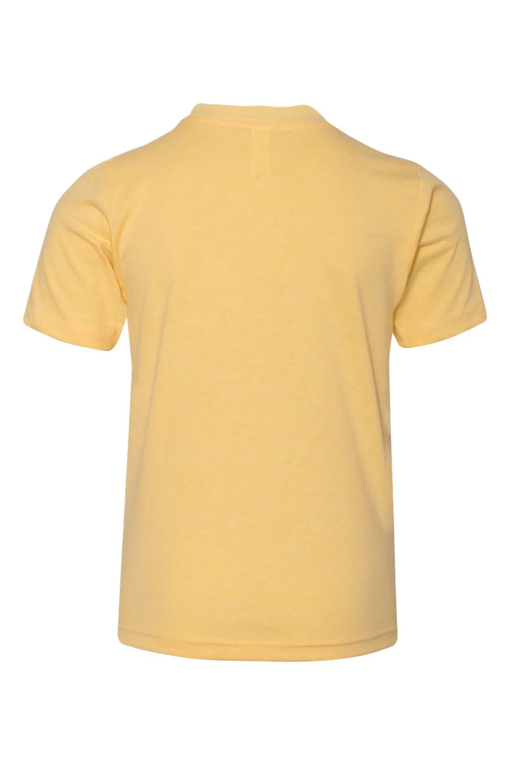 Next Level Youth CVC Jersey T-Shirt mit Rundhalsausschnitt und kurzen Ärmeln - Bananencreme Gelb