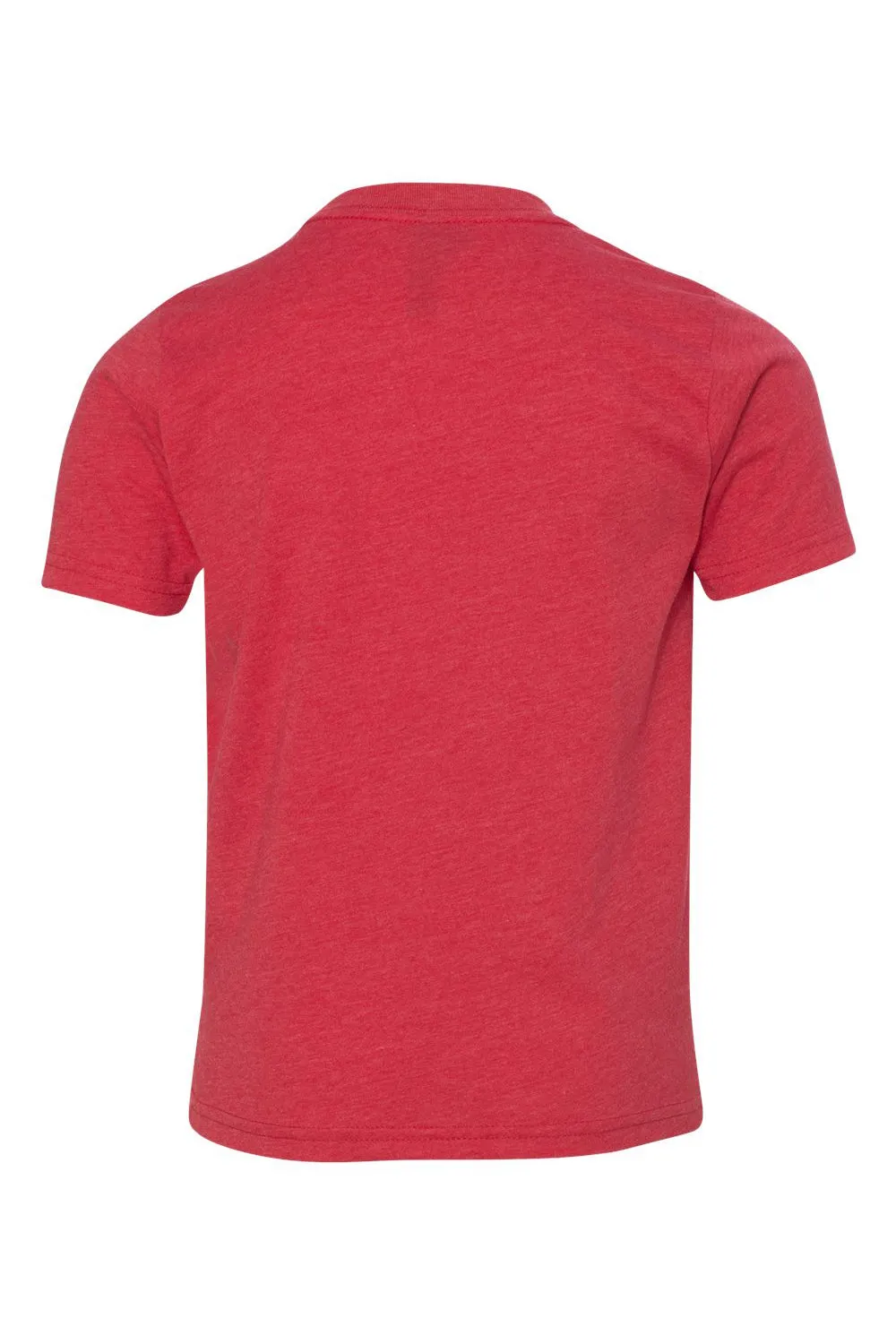 Next Level Youth CVC Jersey T-Shirt mit Rundhalsausschnitt und kurzen Ärmeln - Rot