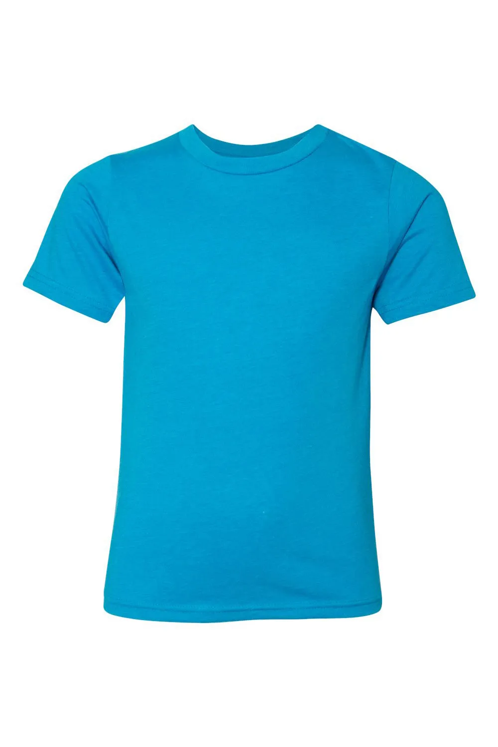 Next Level Youth CVC Jersey T-Shirt mit kurzen Ärmeln und Rundhalsausschnitt - Türkisblau