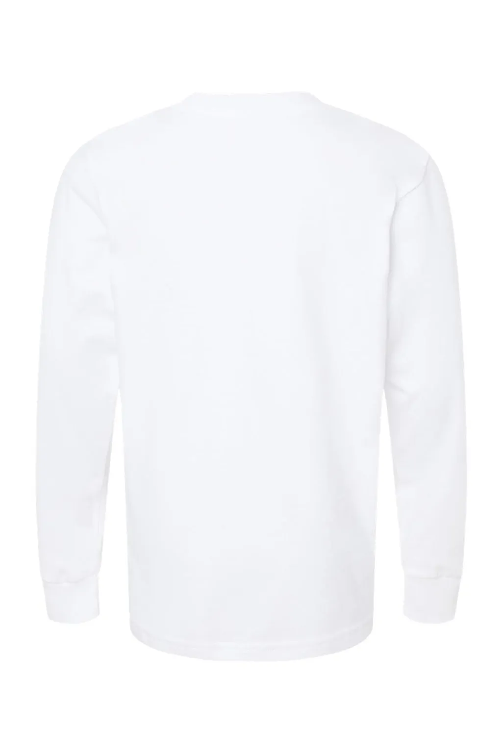 Next Level Jugend Langarm Rundhals T-Shirt - Weiß