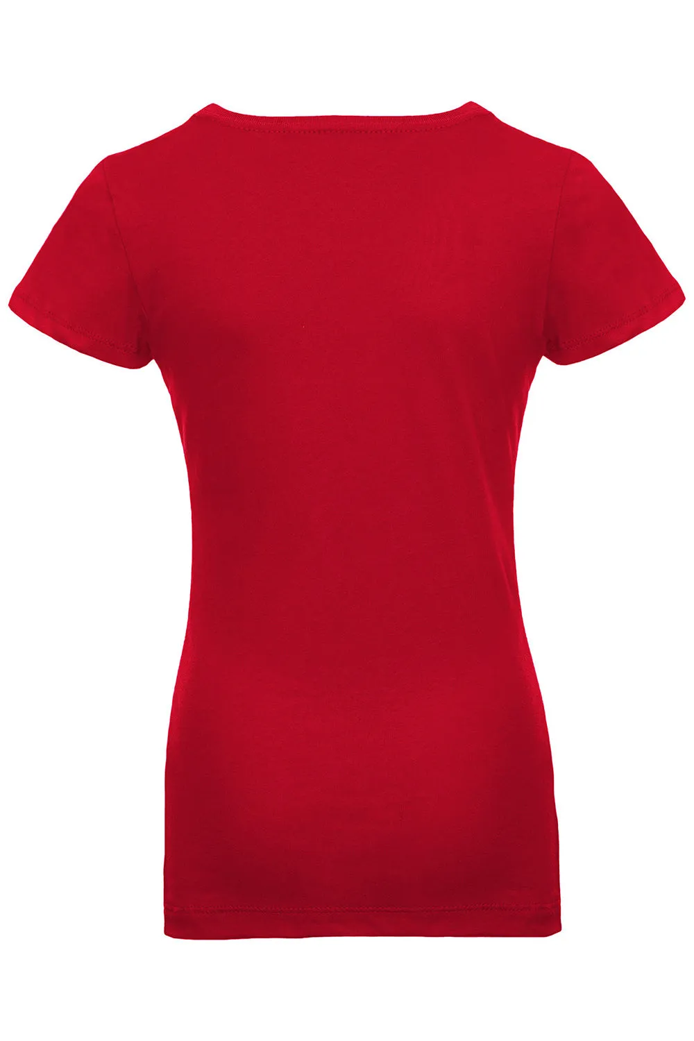 Next Level Youth Princess Fein-Jersey Kurzarm Rundhals T-Shirt - Rot