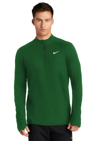 Nike Herren Element Dri-Fit Feuchtigkeitstransportierendes 1/4-Zip Sweatshirt - Dunkelgrün