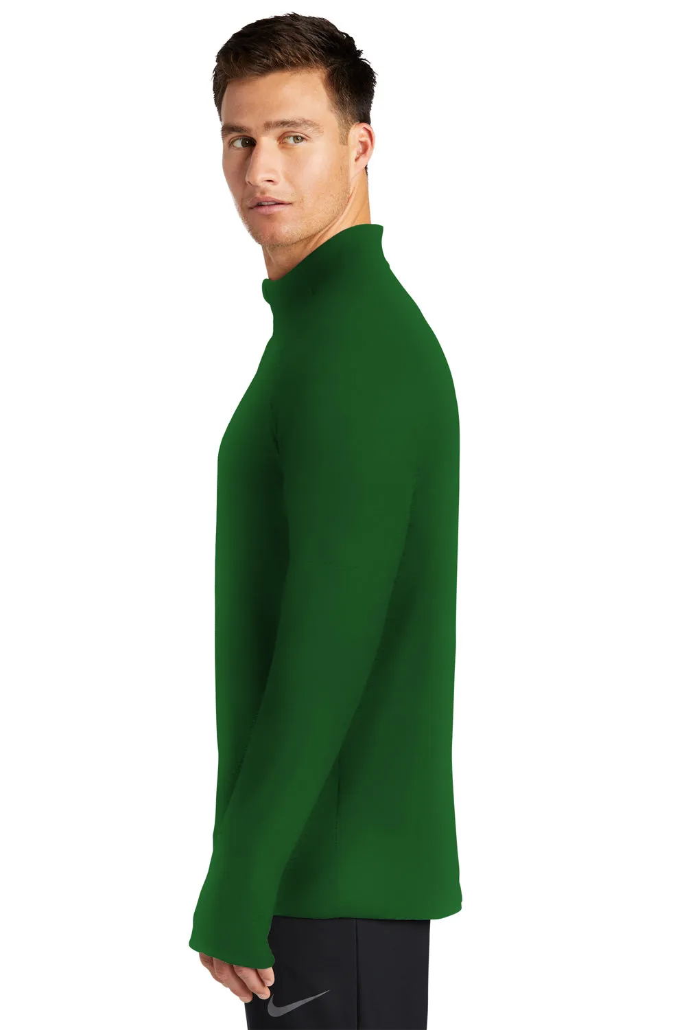 Nike Herren Element Dri-Fit Feuchtigkeitstransportierendes 1/4-Zip Sweatshirt - Dunkelgrün
