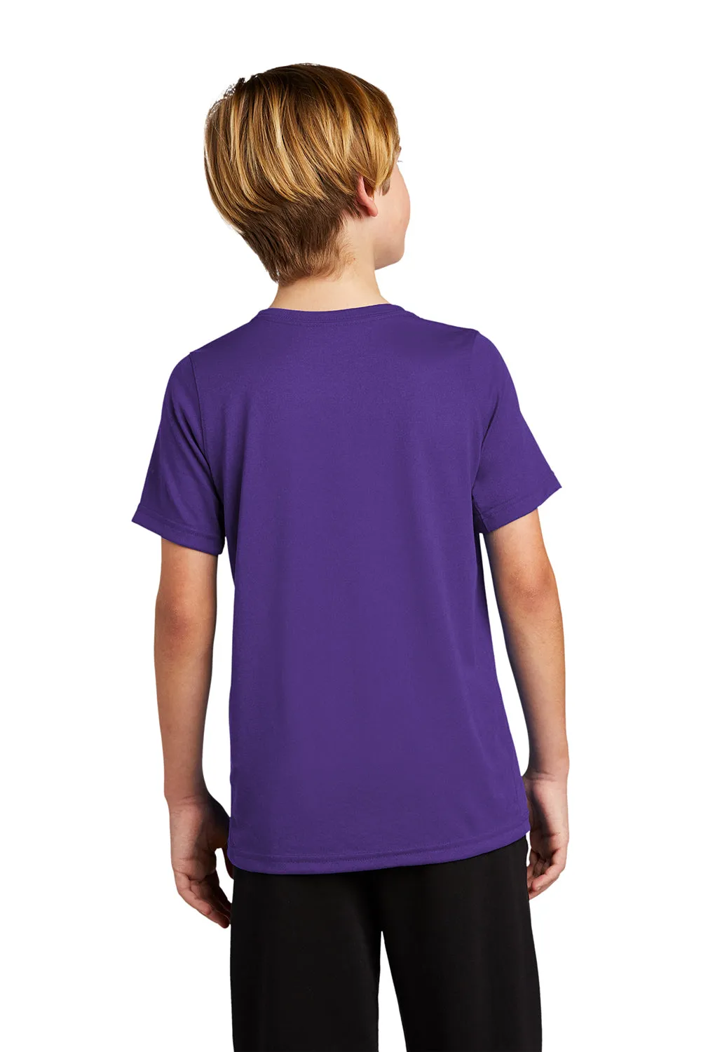 Nike Youth Team rLegend Dri-Fit Feuchtigkeitstransportierendes Kurzarm-T-Shirt mit Rundhalsausschnitt - Court Purple