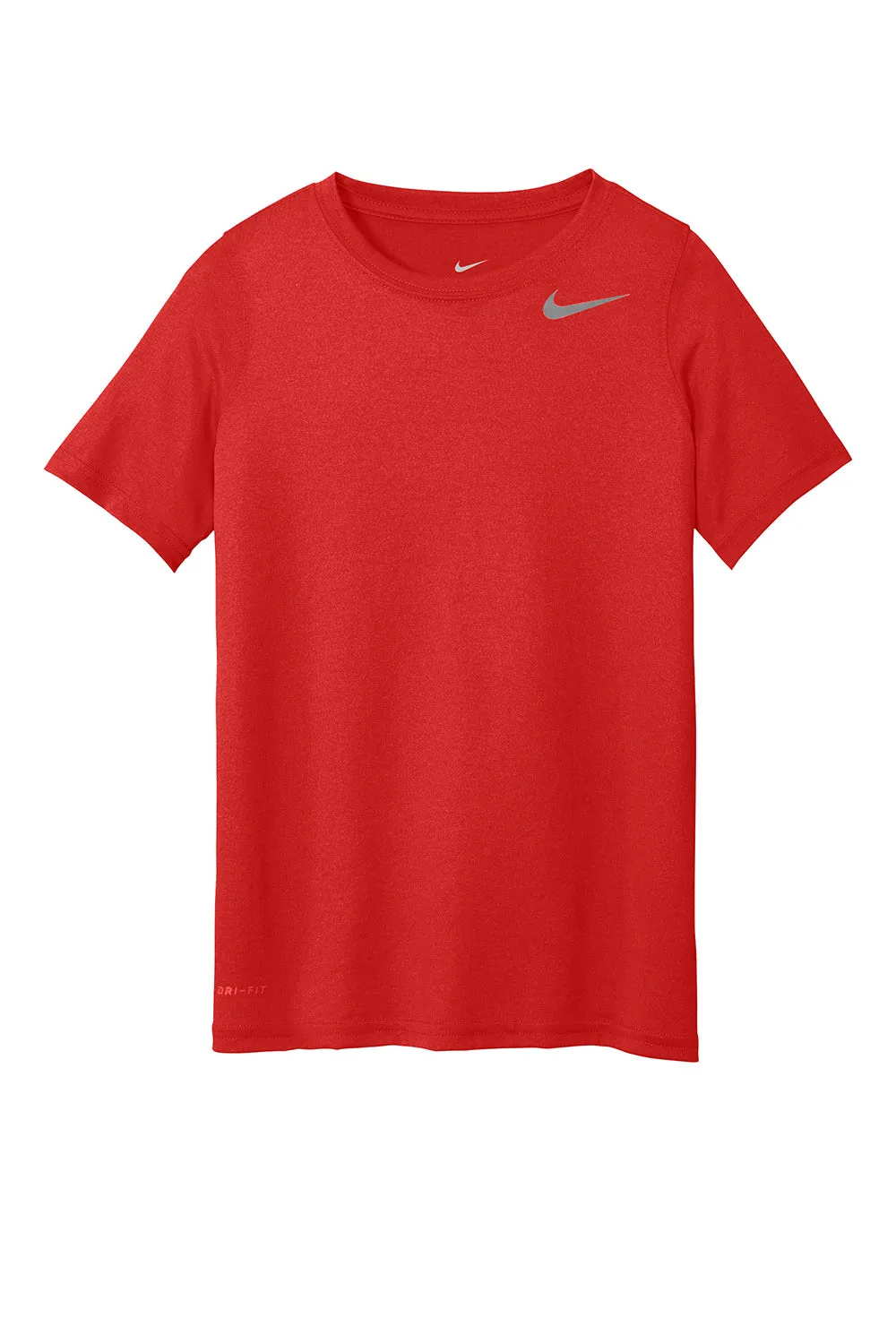 Nike Jugendteam rLegend Dri-Fit Feuchtigkeitstransportierendes Kurzarm-Crewneck T-Shirt - University Red