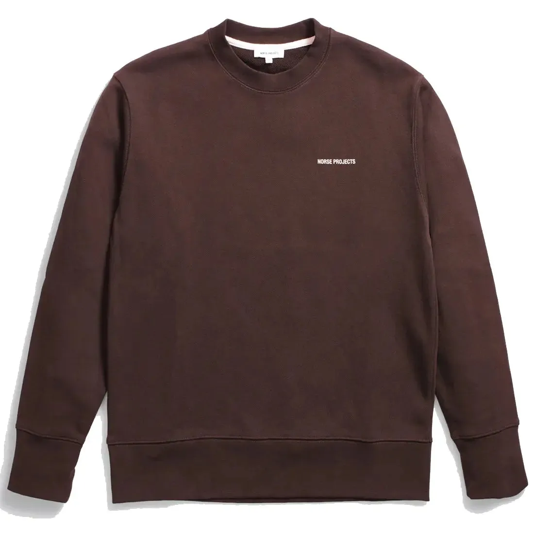 Norse Projects Arne Logo Sweat Heathland Braun