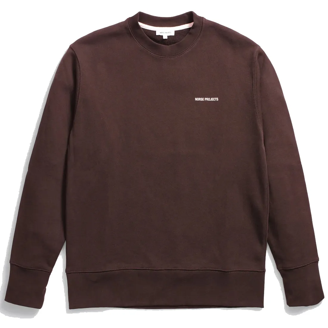 Norse Projects Arne Logo Sweat Heathland Braun