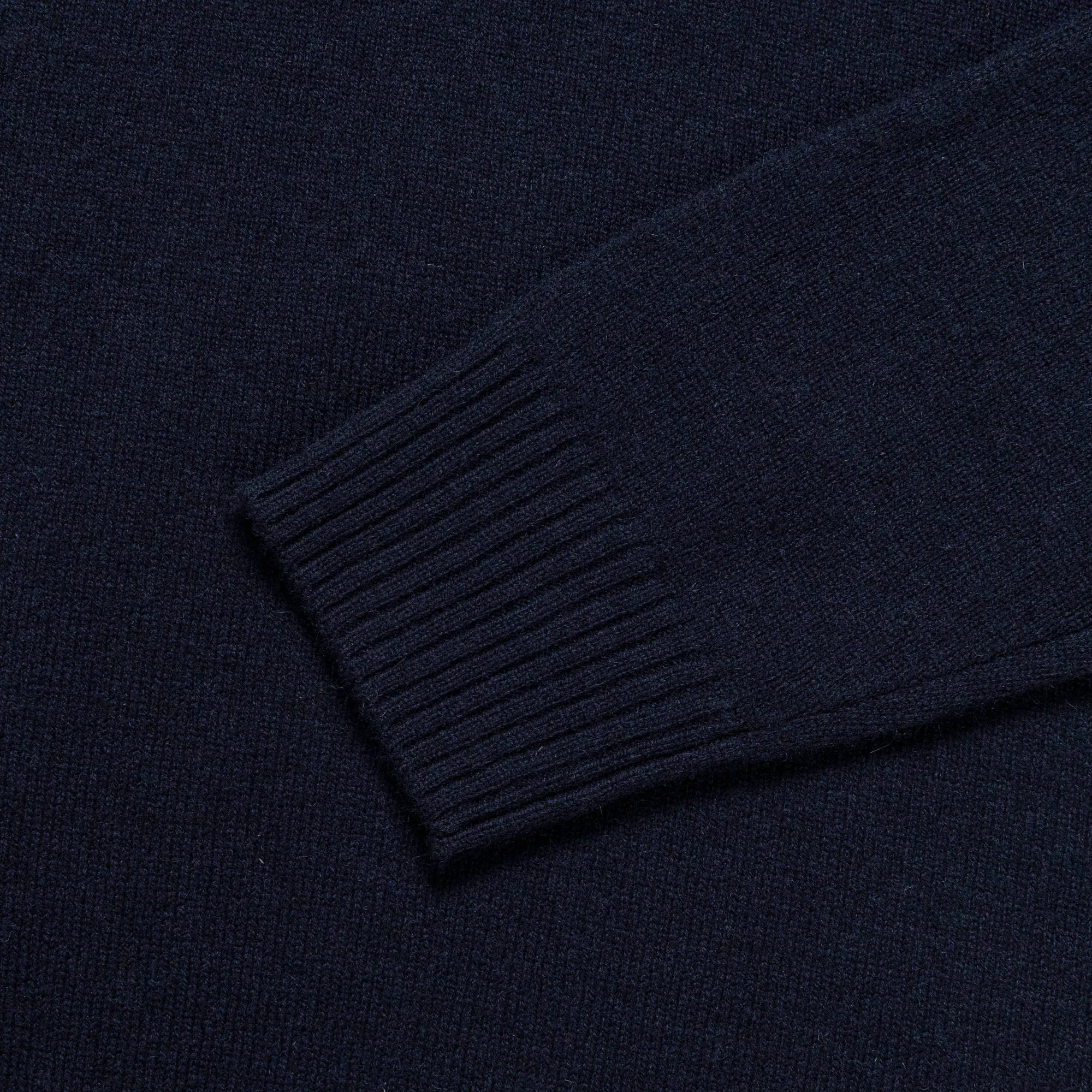 Norse Projects Kleidung Standard Merino Lambswool Polo - Dunkelblau