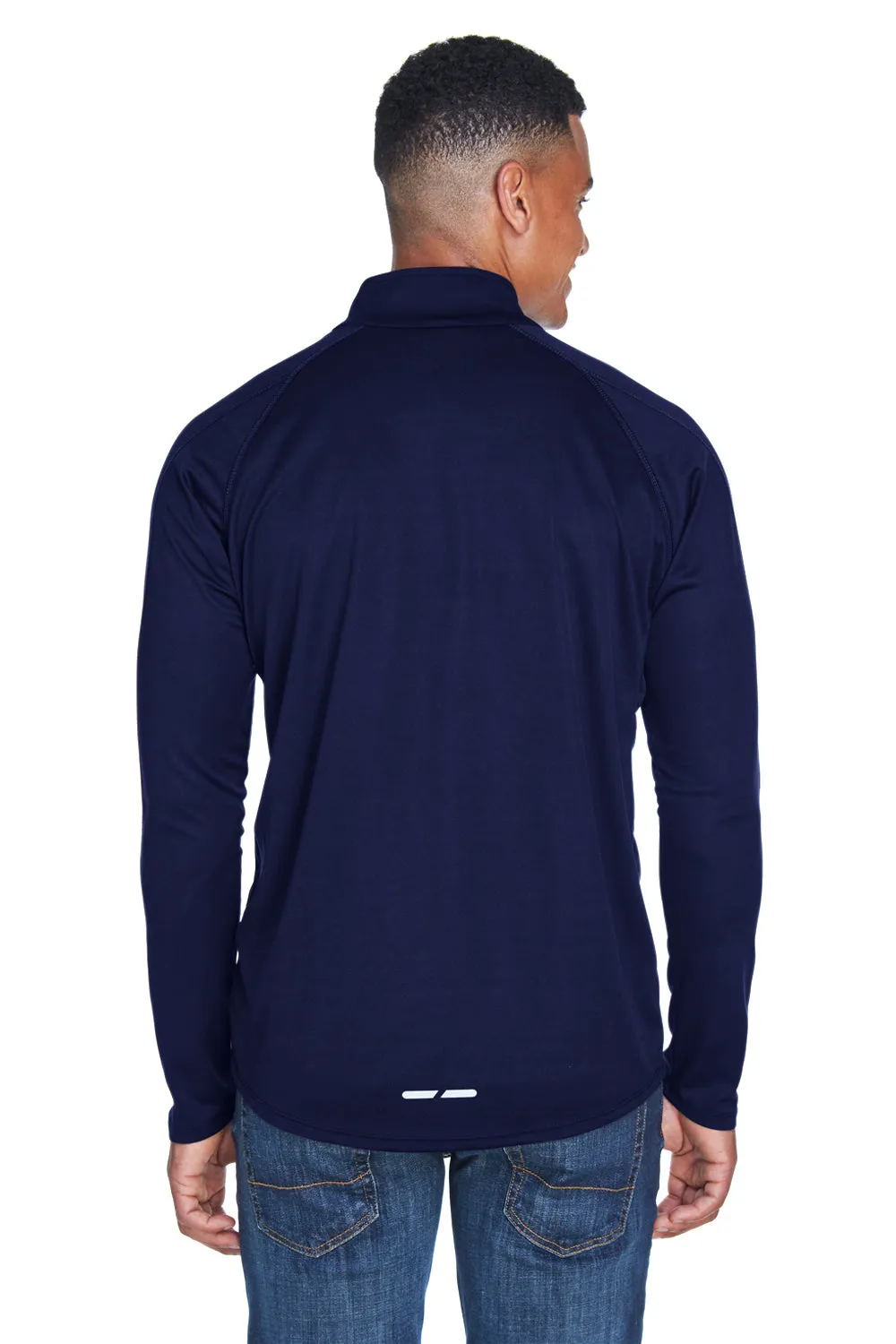 North End Herren Radar Performance Feuchtigkeitstransportierendes 1/4-Zip Sweatshirt - Klassisches Marineblau