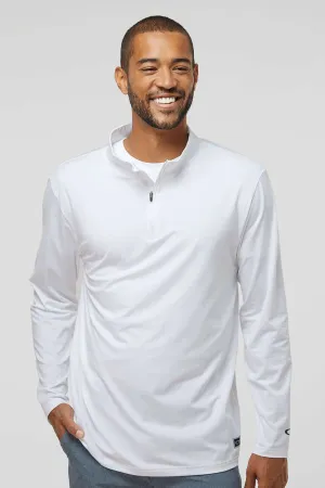 Oakley Herren Team Issue Podium 1/4-Zip Sweatshirt - Weiß