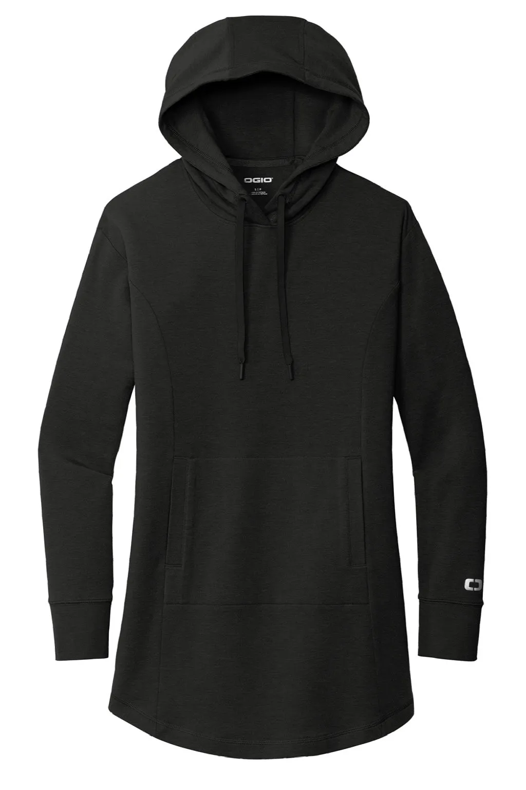 Ogio Damen Luuma Flex Kapuzenpullover mit Taschen - Schwarz