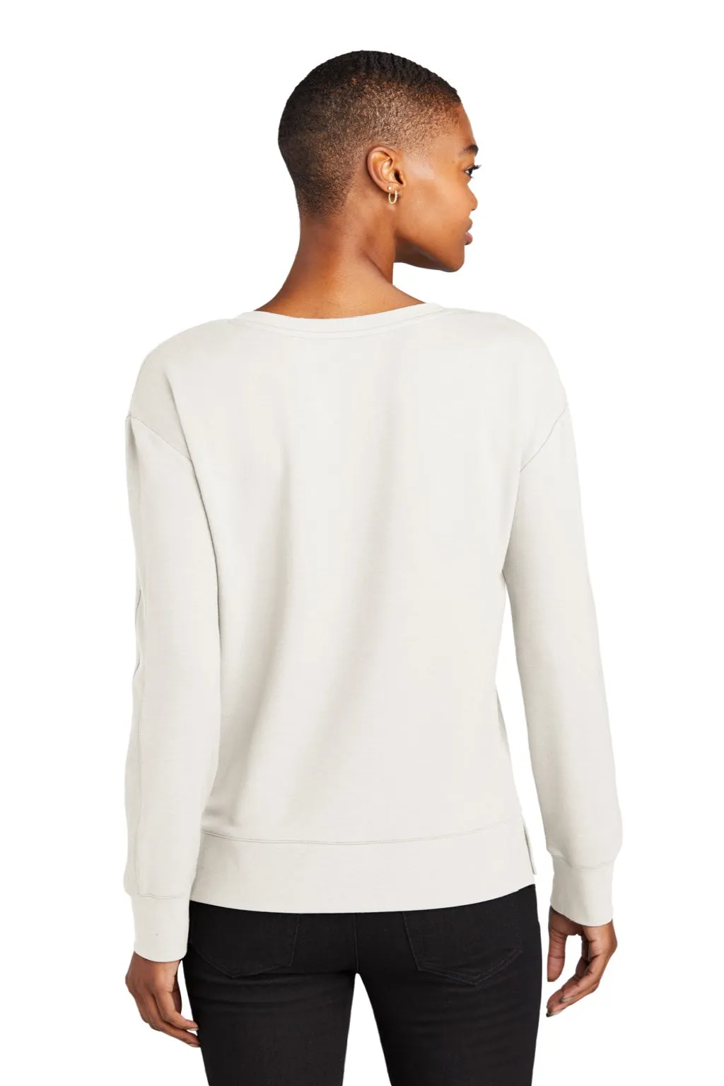 Ogio Damen Luuma Flex V-Ausschnitt Sweatshirt - Elfenbein Schneeweiß