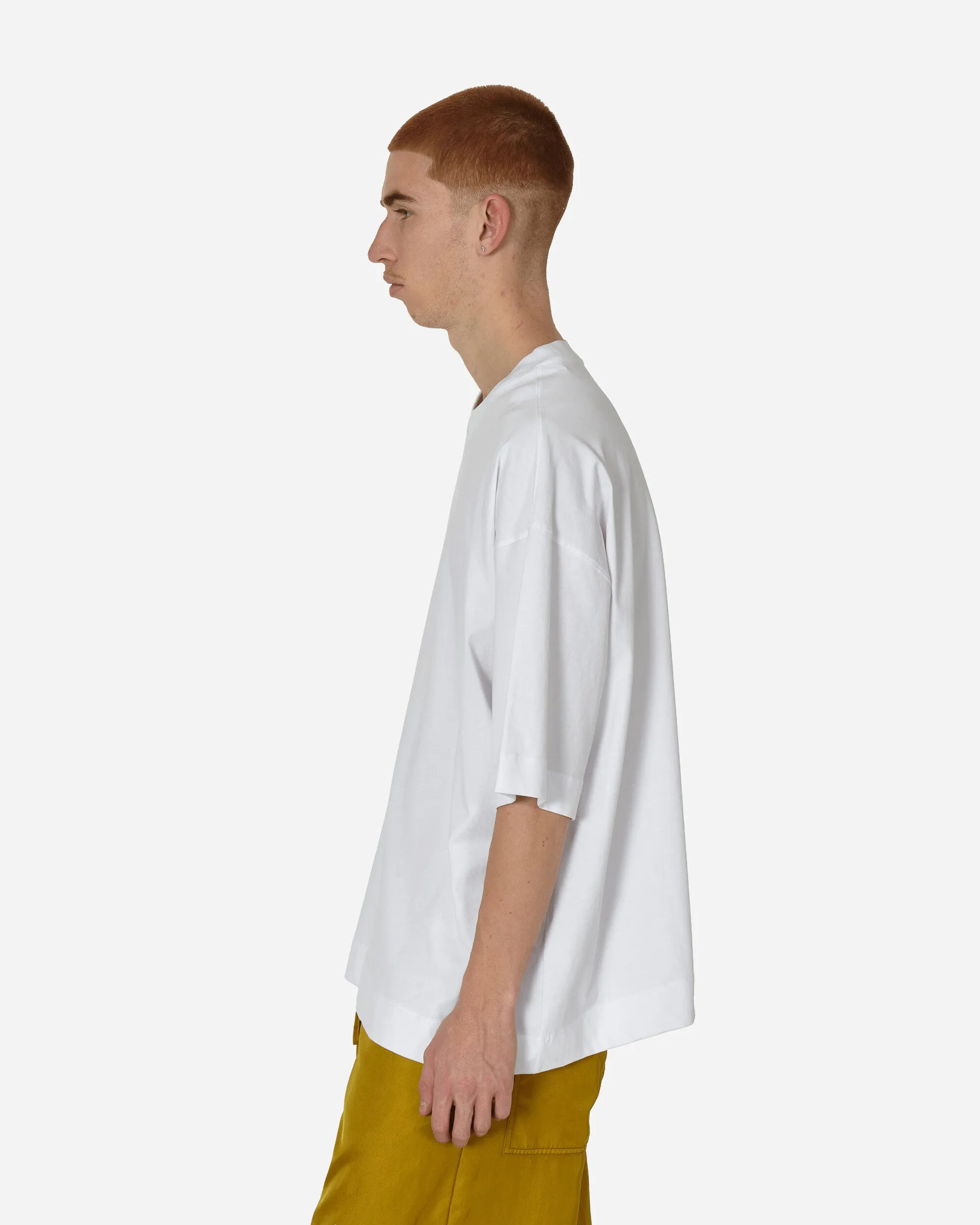 Übergroßes T-Shirt Weiß