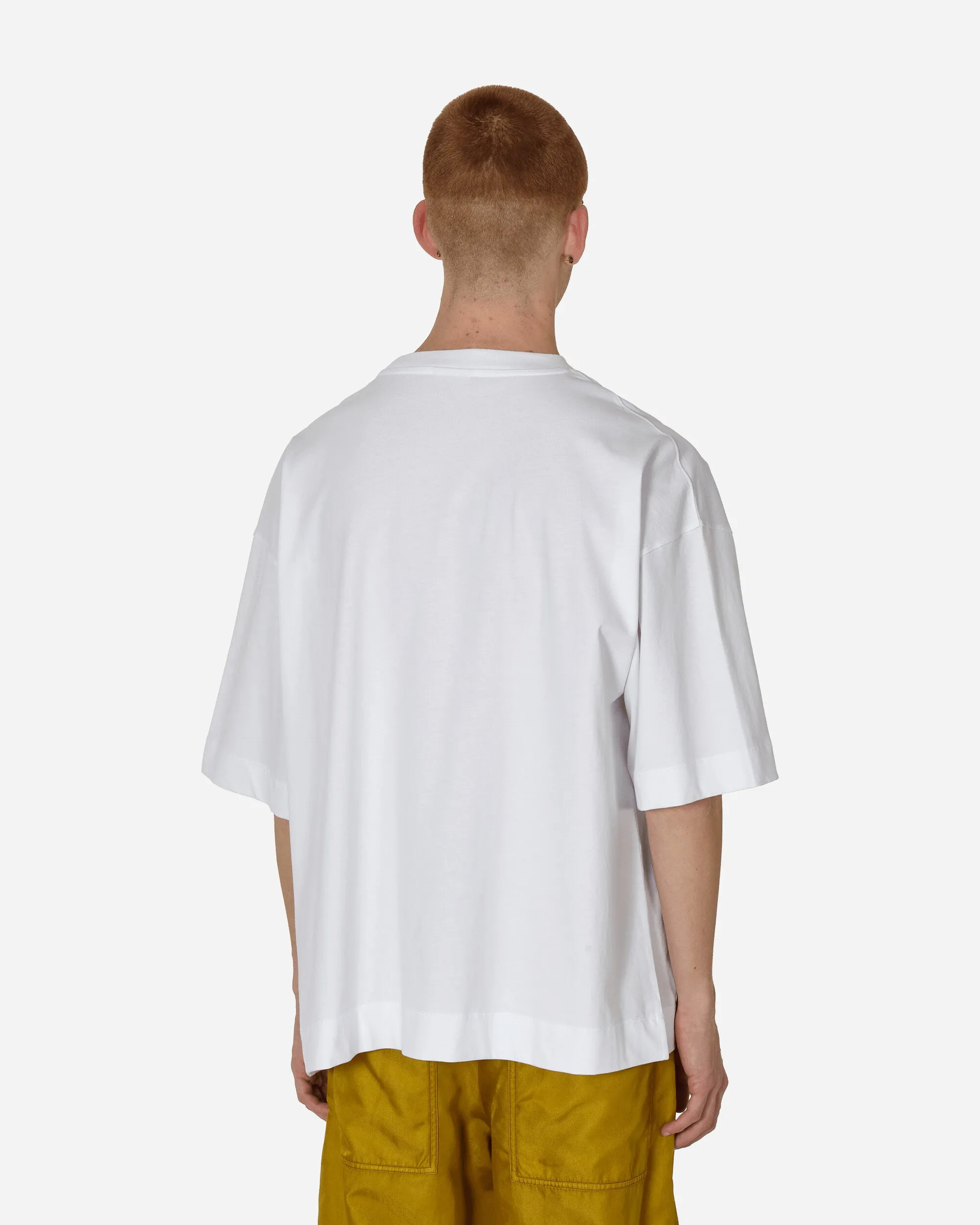 Übergroßes T-Shirt Weiß