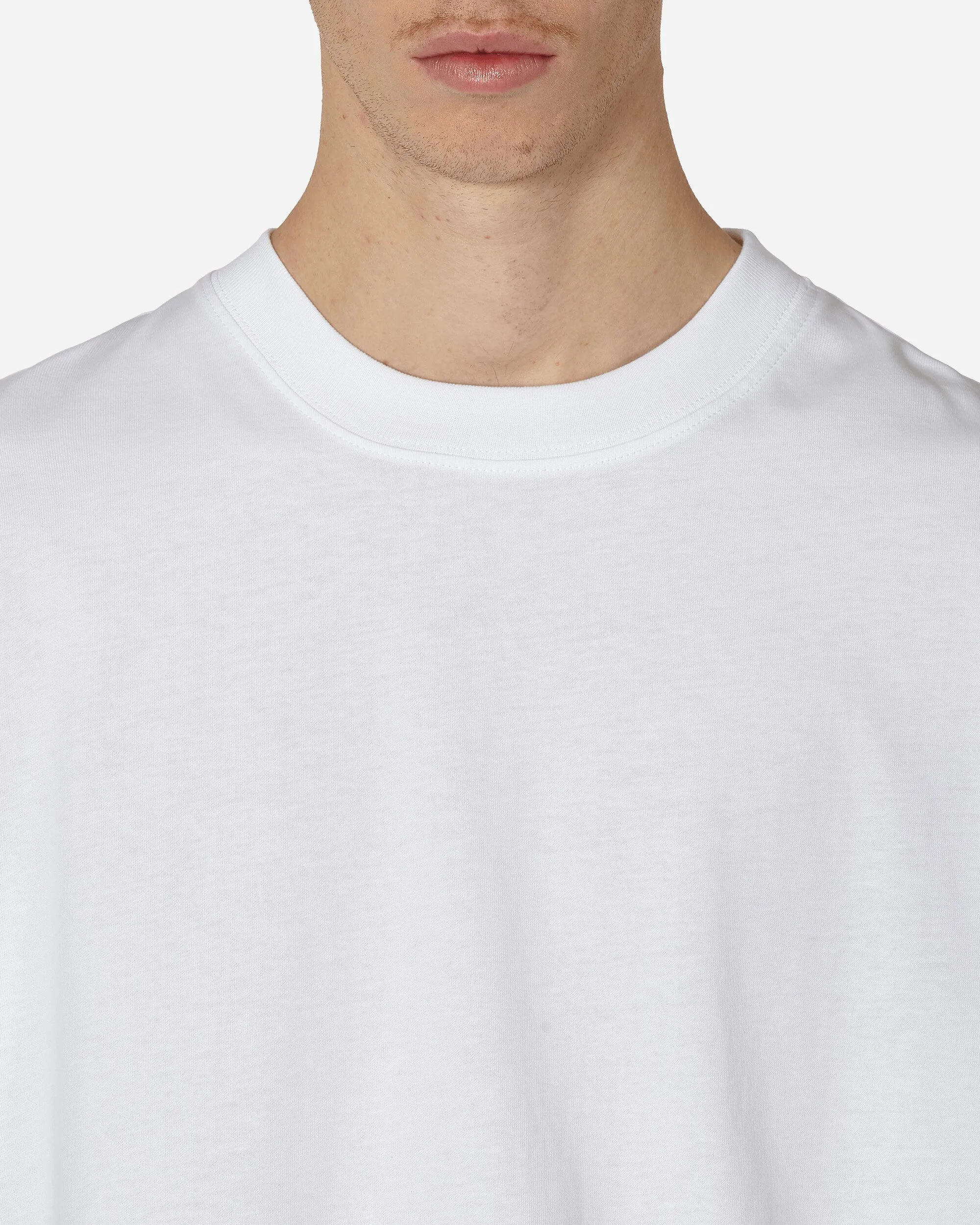 Übergroßes T-Shirt Weiß