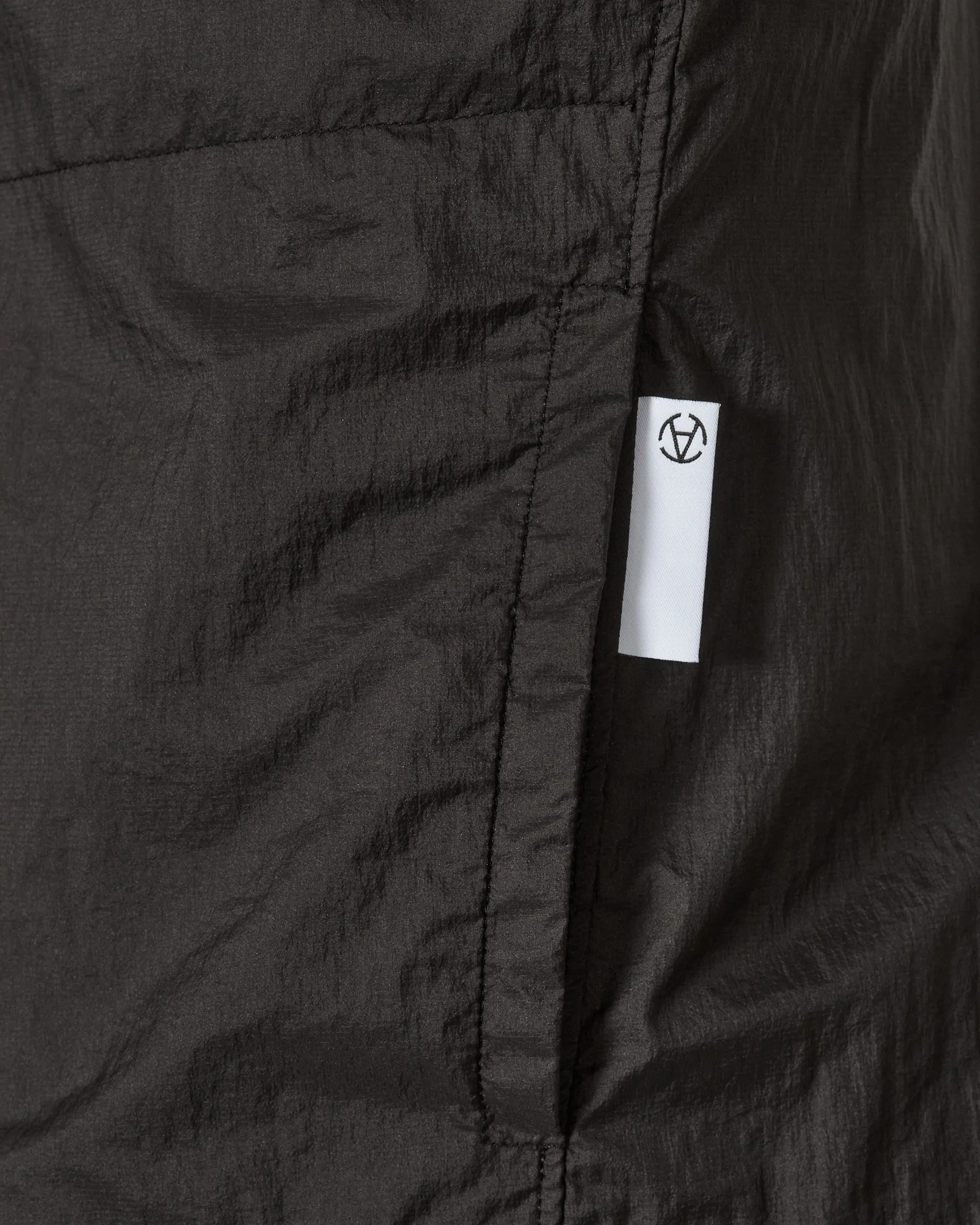 Packbare Windjacke Schwarz
