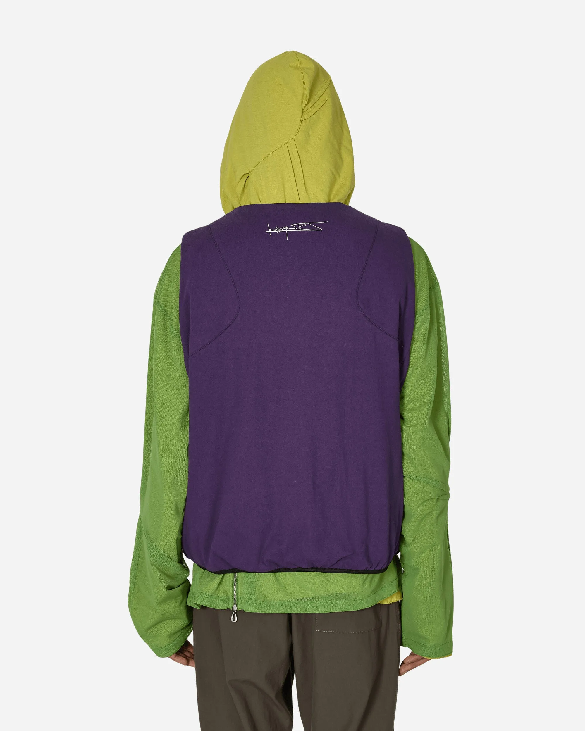Gepolsterte Jersey-Weste Starling Lila