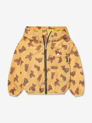 Palm Angels Jungen AOP PA Bären Windjacke in Gelb