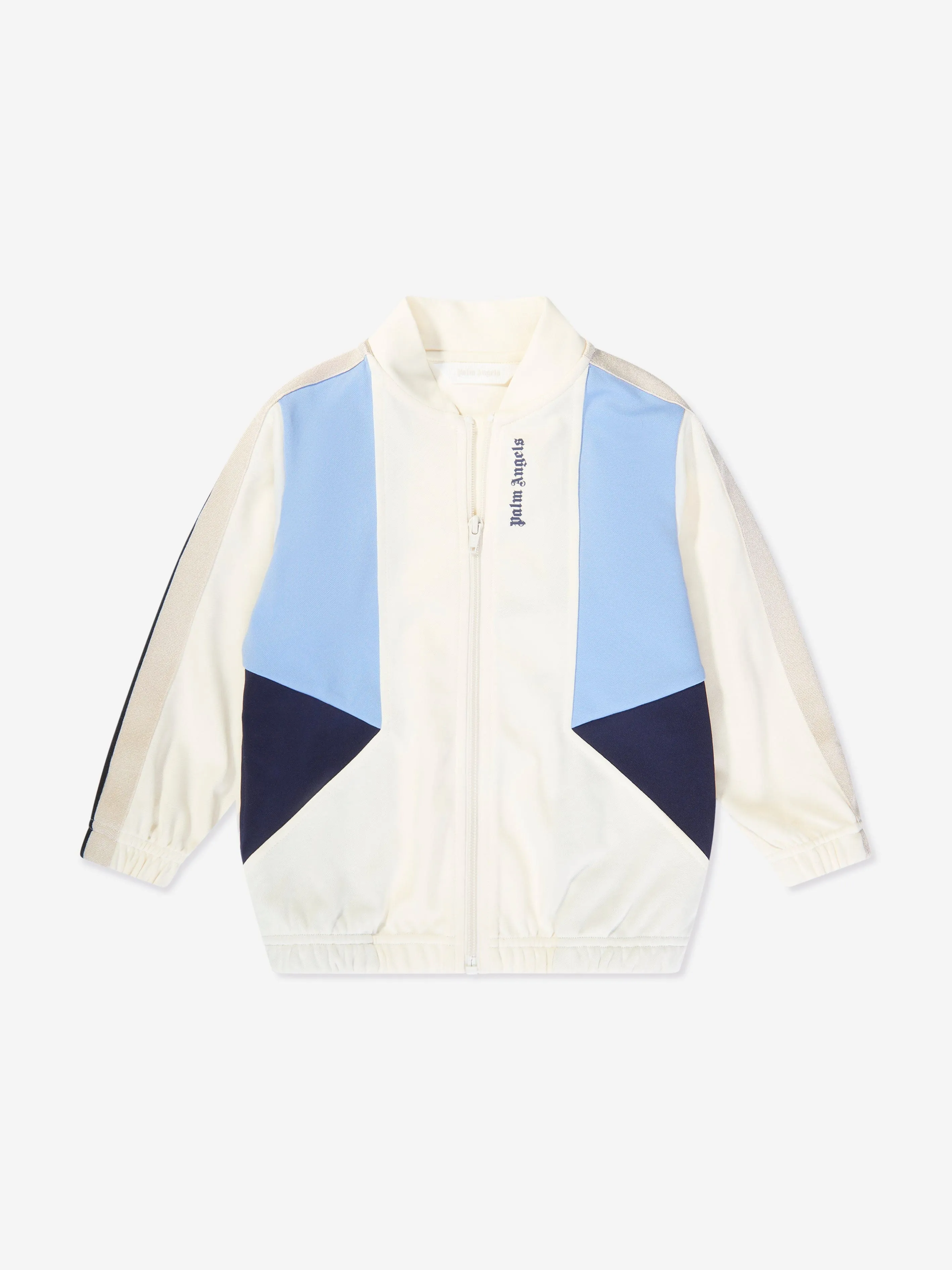Palm Angels Jungen Colourblock Trackjacke in Weiß