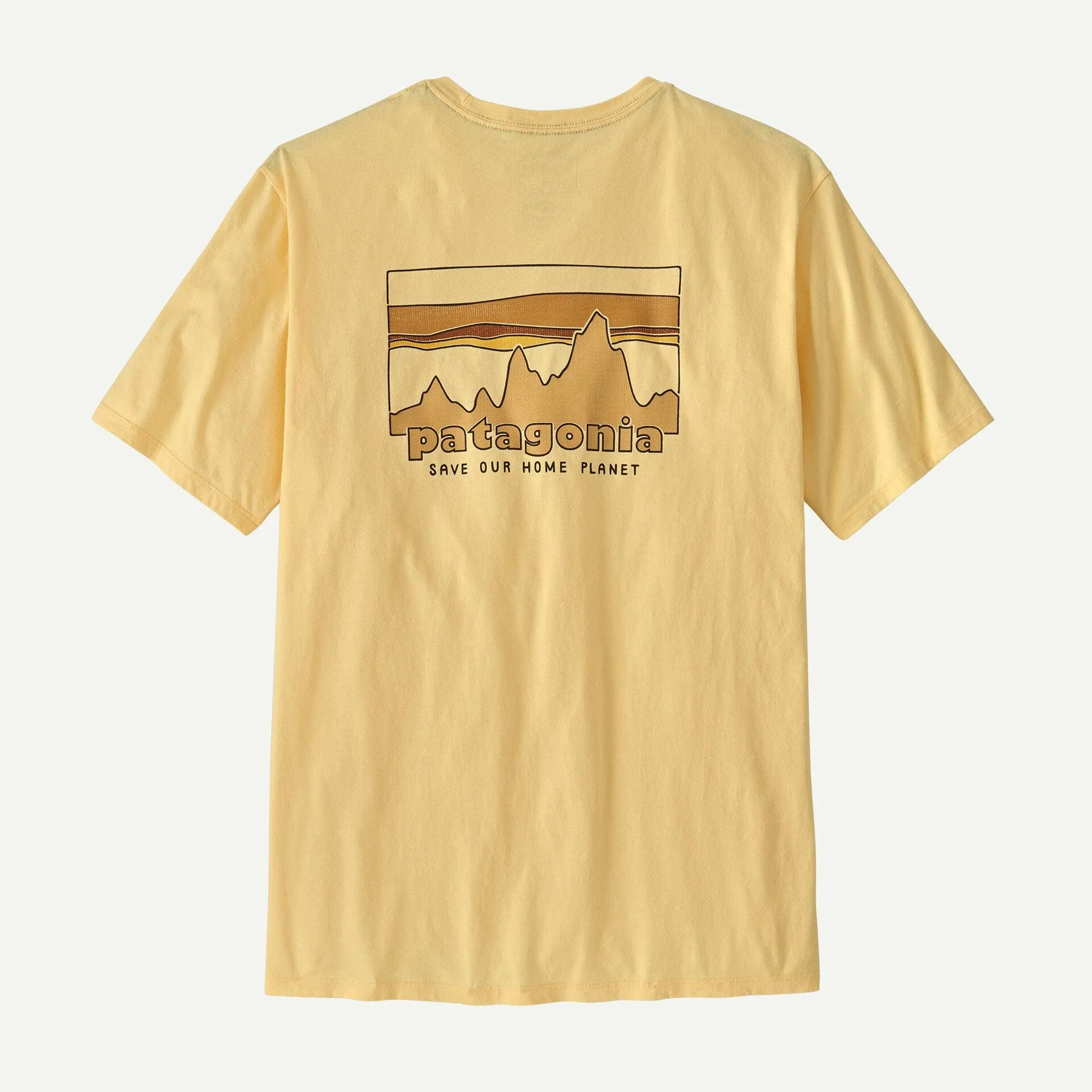 Patagonia '73 Skyline Bio-T-Shirt Buttercup Gelb Patagonia Kleidung