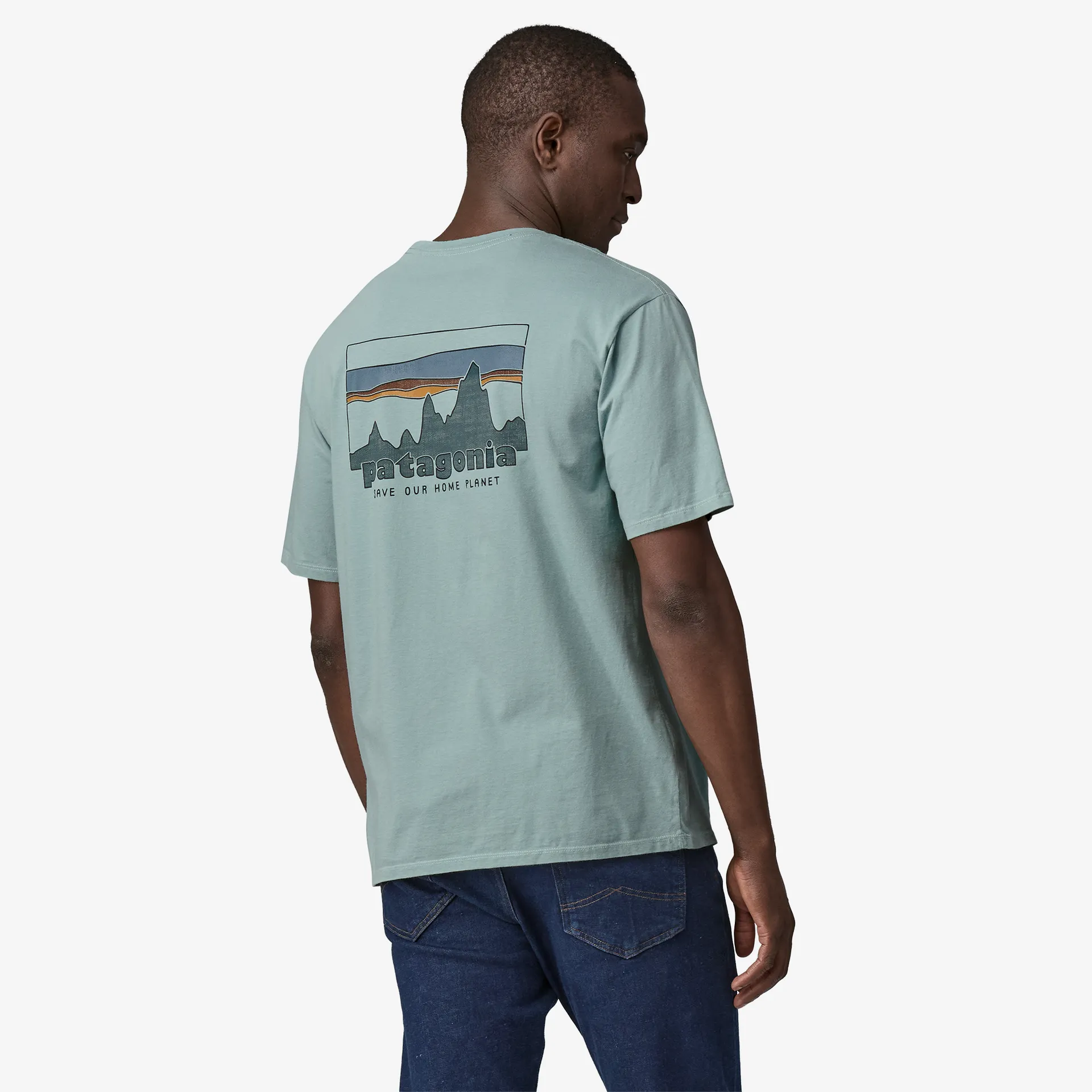 Patagonia Herren T-Shirts Herren '73 Skyline Bio-Baumwoll-T-Shirt