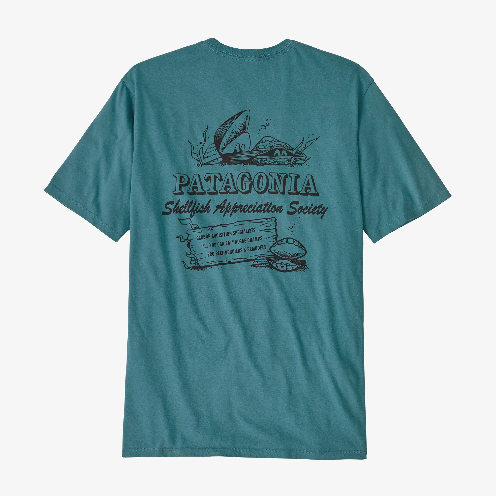 Patagonia Herren T-Shirts Männliches Aquatic Action Bio-T-Shirt