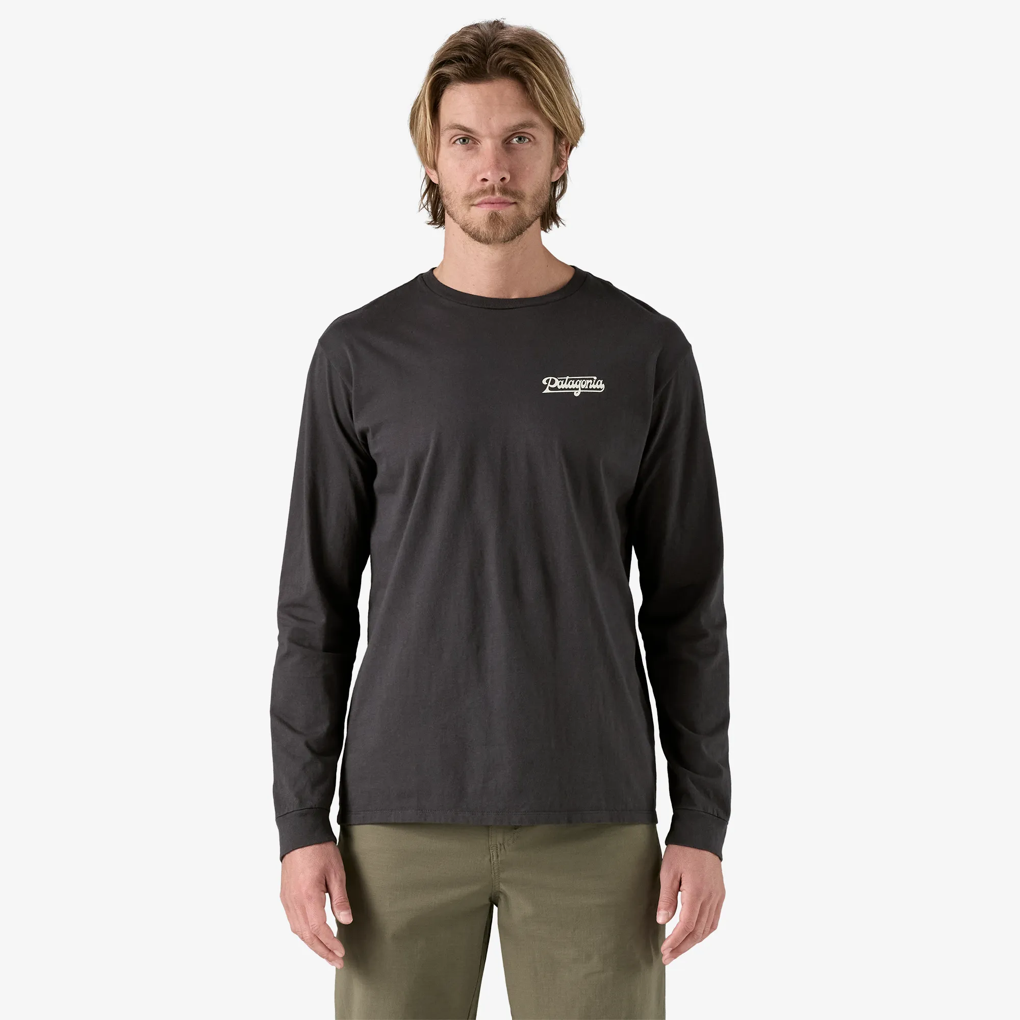 Patagonia Herren T-Shirts Langarm-Glider-Typ Bio-T-Shirt für Männer