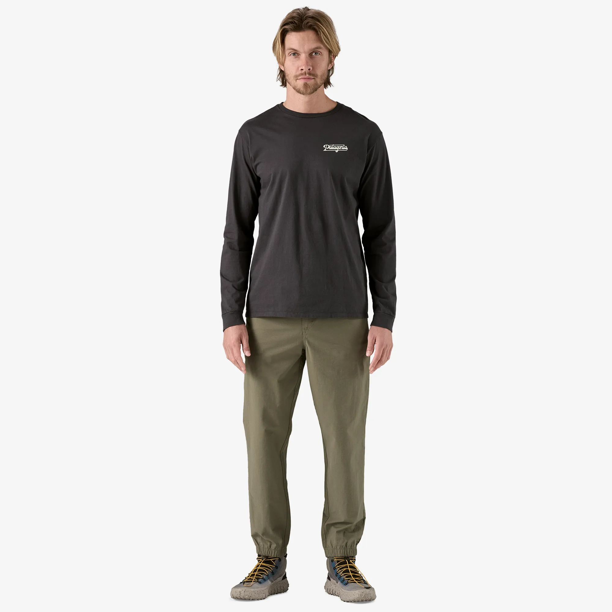 Patagonia Herren T-Shirts Langarm-Glider-Typ Bio-T-Shirt für Männer