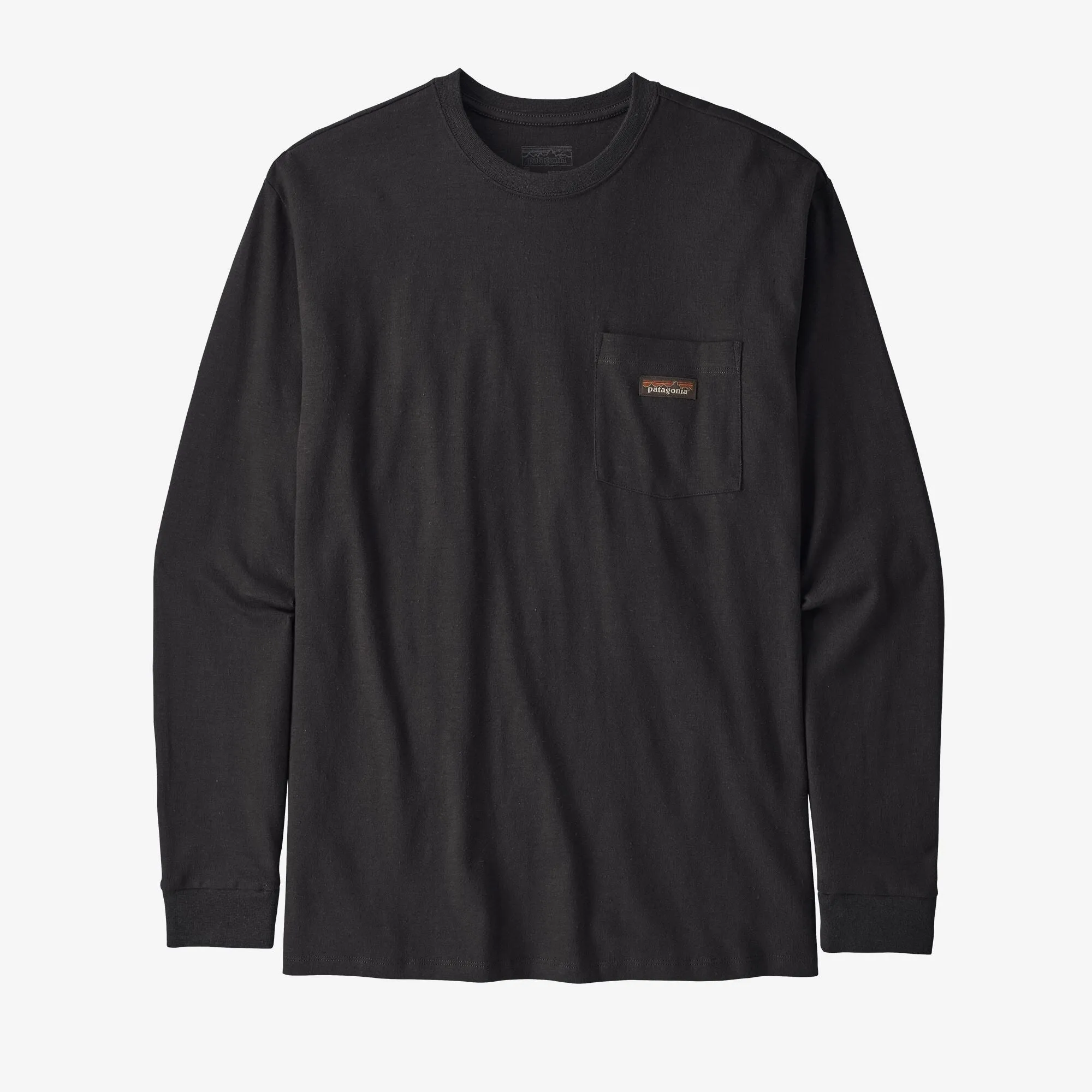 Patagonia Herren T-Shirts Langarm Arbeits-T-Shirt mit Tasche