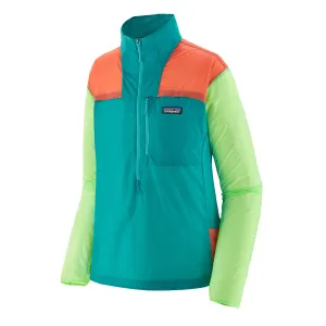 Patagonia Damen Houdini Stash 1/2-Zip Pullover Subtidal Blau