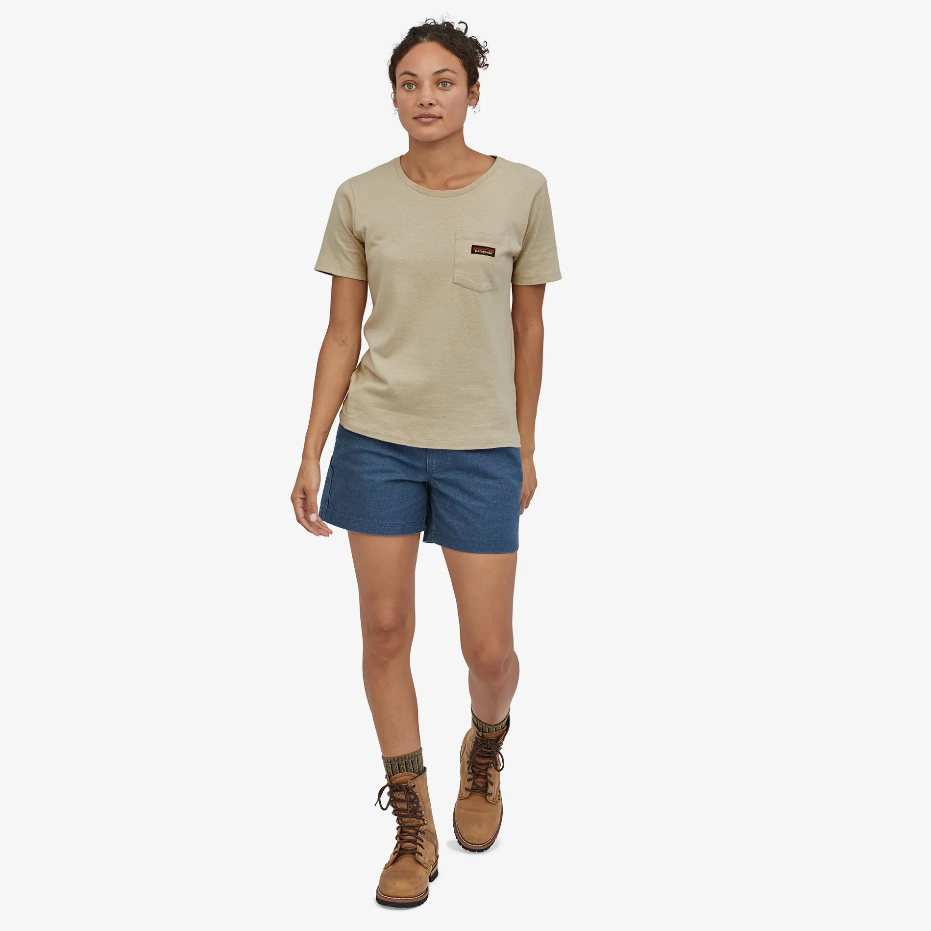Patagonia Damen T-Shirts Frauen Arbeitspocket Shirt