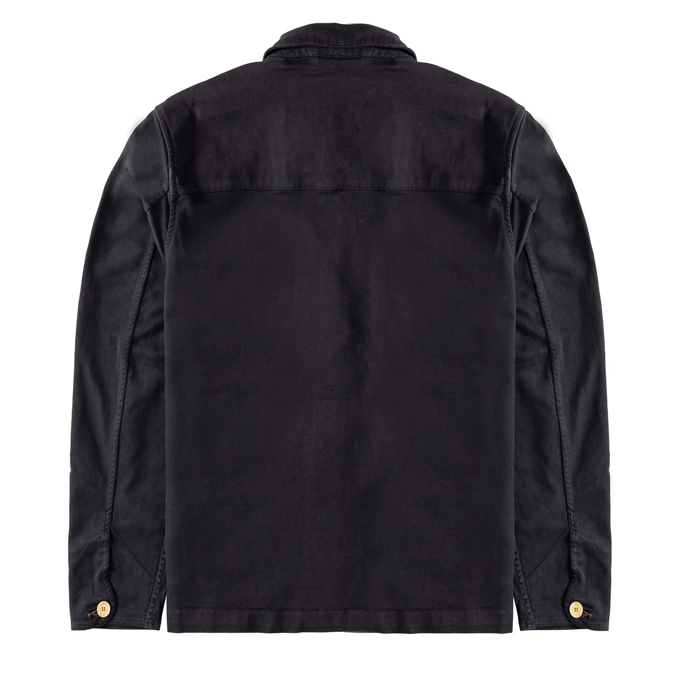 Paul Smith Garment-Dyed Stretch-Baumwolle Chore Jacke Schwarz