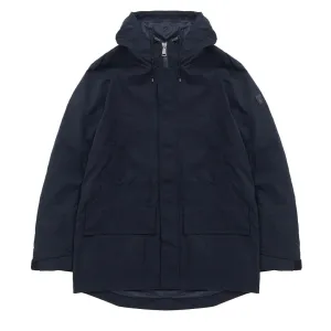 Polo Ralph Lauren Twill Kapuzenmantel und Steppfutter Kollektion Marineblau