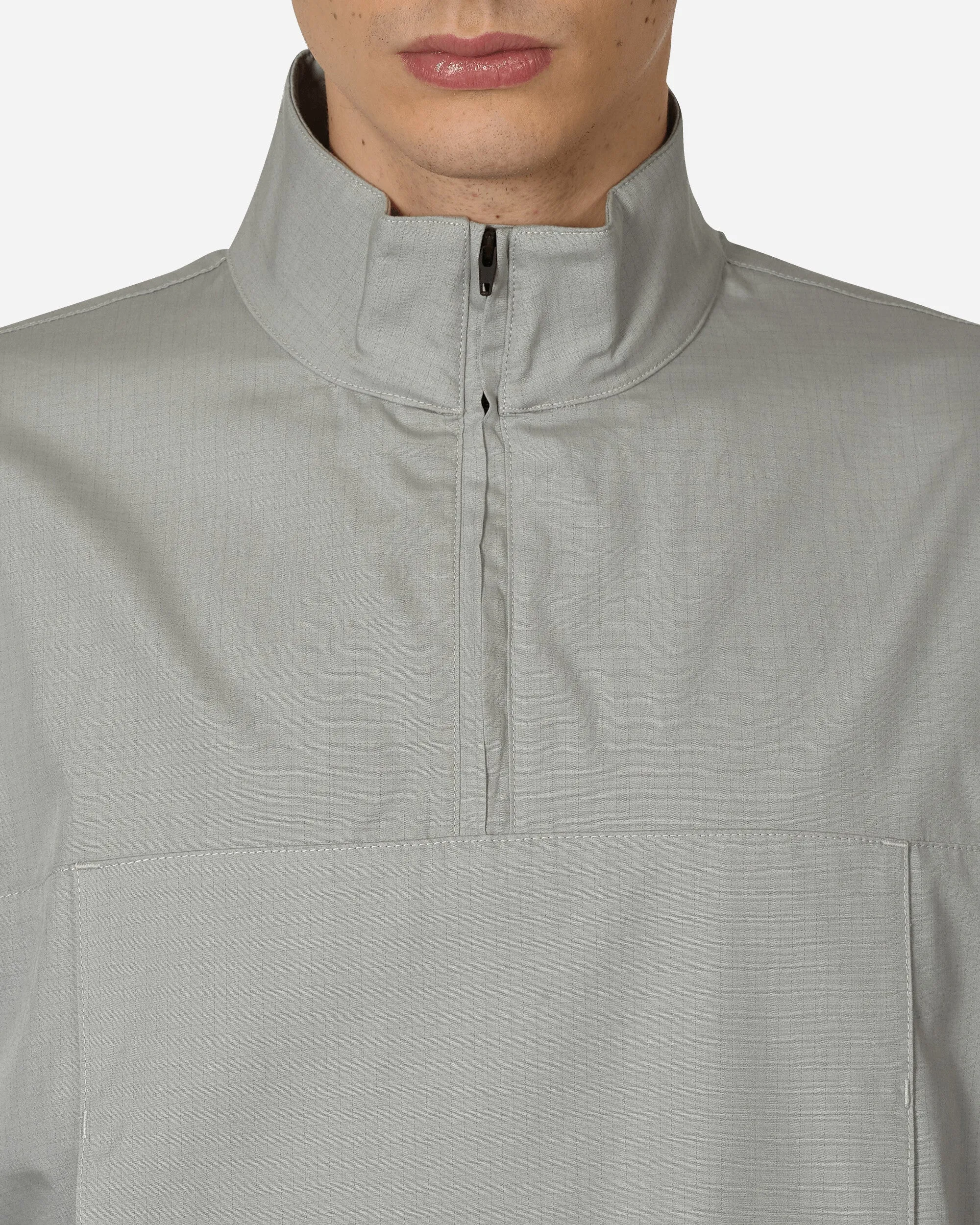 Popelin Anorak Hellgrau