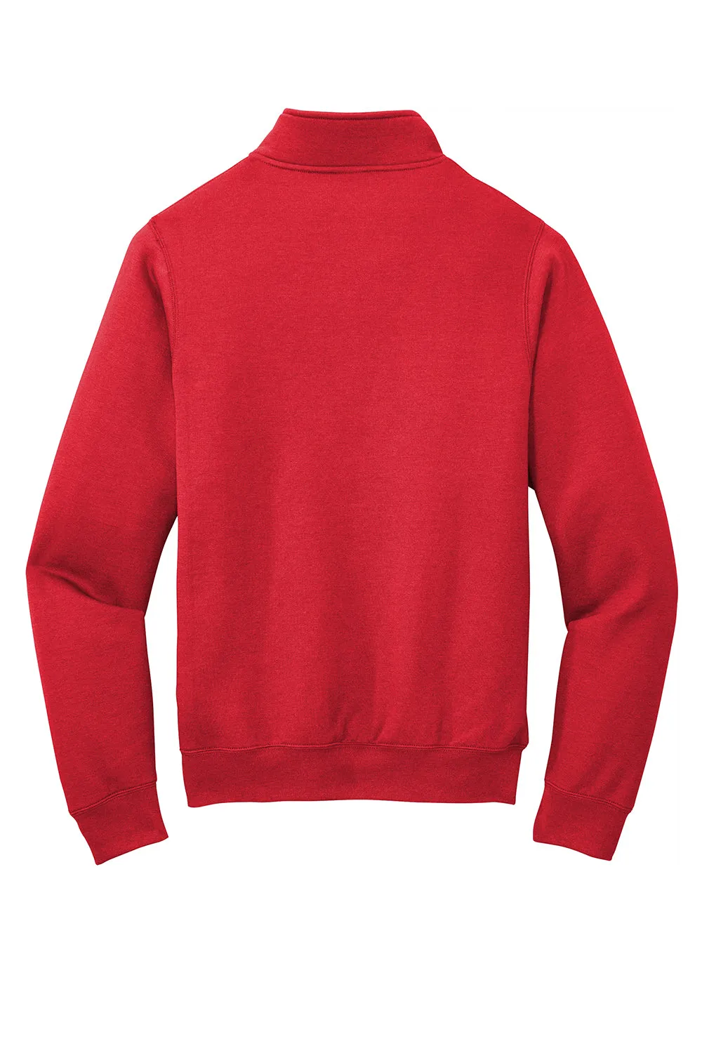 Port & Company Herren Core Fleece 1/4-Zip Sweatshirt - Rot