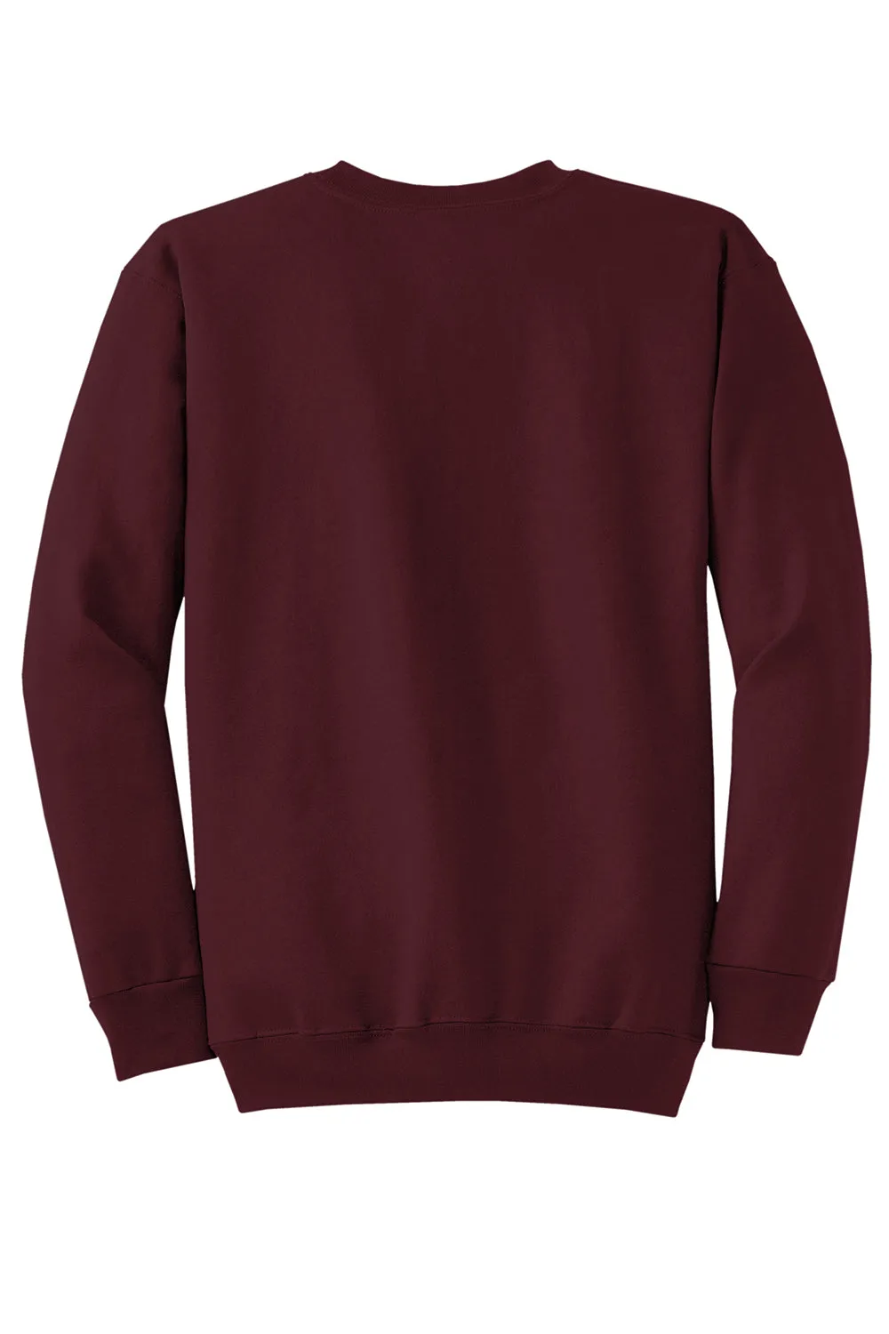 Port & Company Herren Core Pill Resistant Fleece Crewneck Sweatshirt - Kastanienbraun