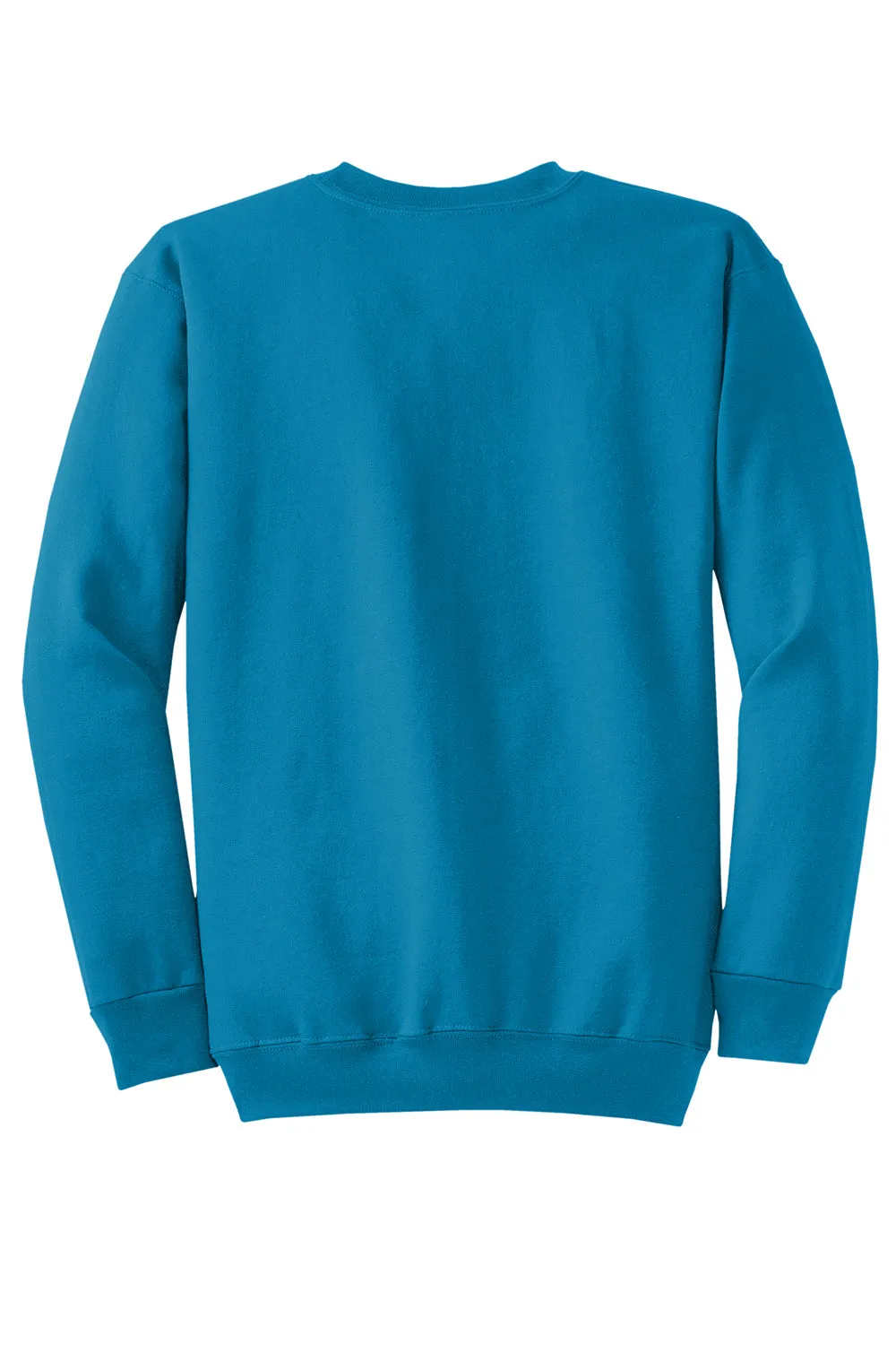 Port & Company Herren Core Pill Resistant Fleece Crewneck Sweatshirt - Neonblau